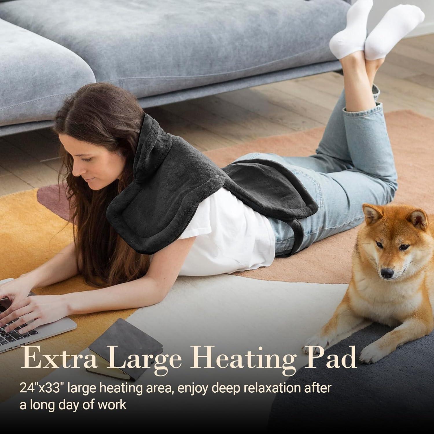 Almohadilla Térmica Grande Comfier para Espalda y Cuello - 61x84cm