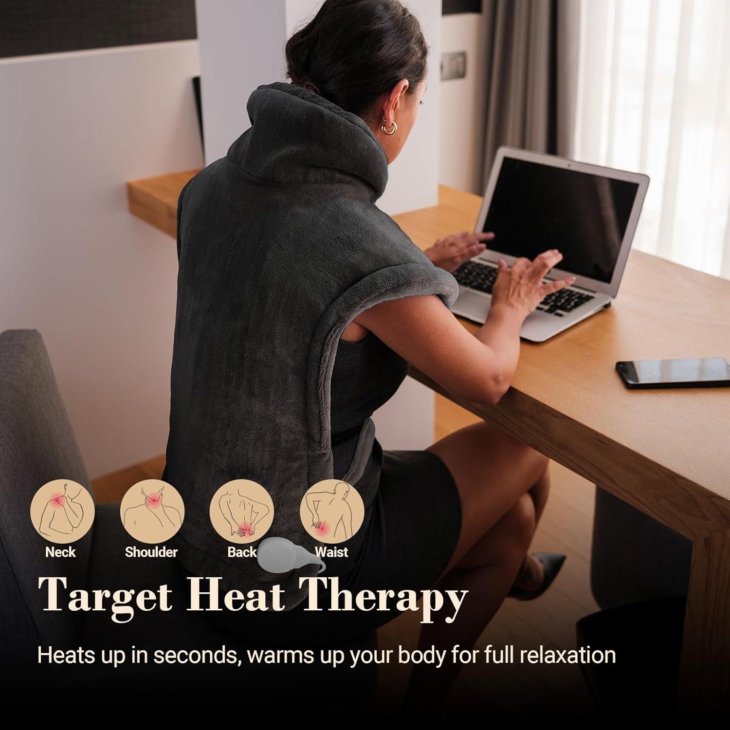 Almohadilla Térmica Grande Comfier para Espalda y Cuello - 61x84cm