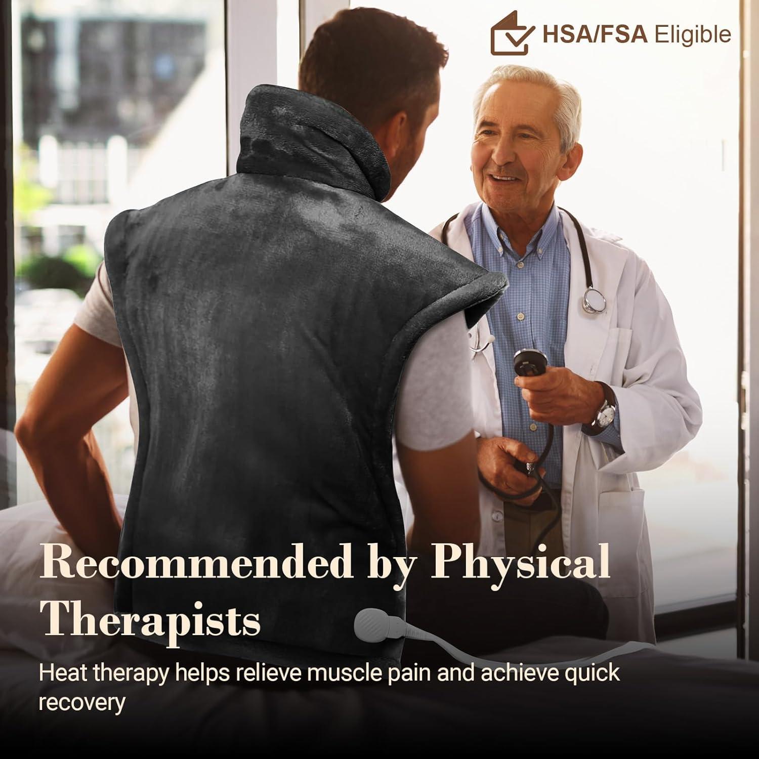 Almohadilla Térmica Grande Comfier para Espalda y Cuello - 61x84cm