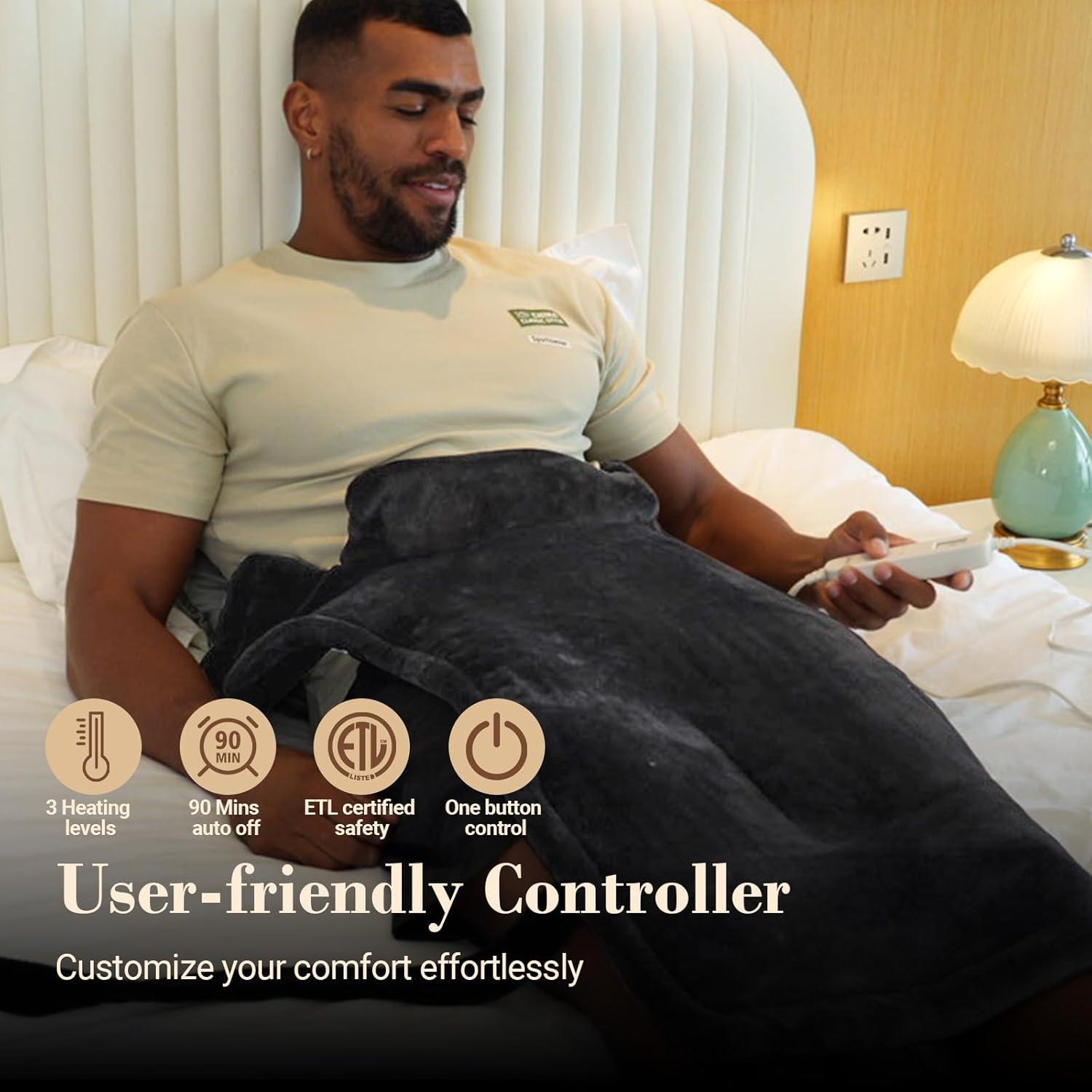 Almohadilla Térmica Grande Comfier para Espalda y Cuello - 61x84cm