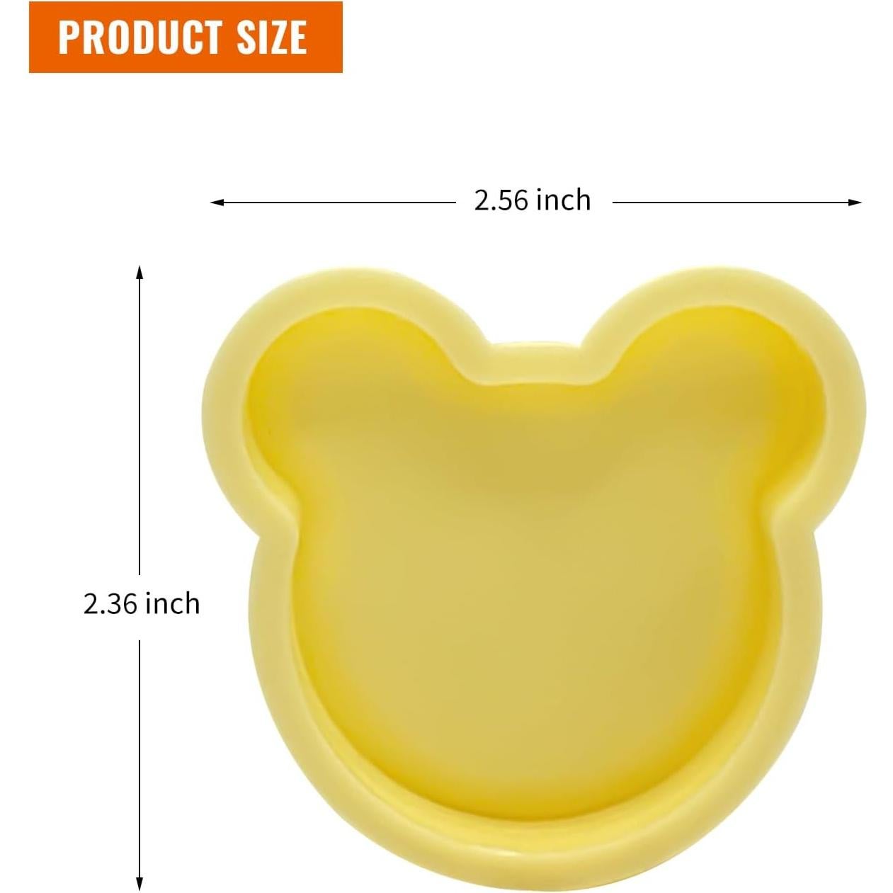 Juego de 3 Moldes de Arroz Upoomart - Corazón, Oso y Flor