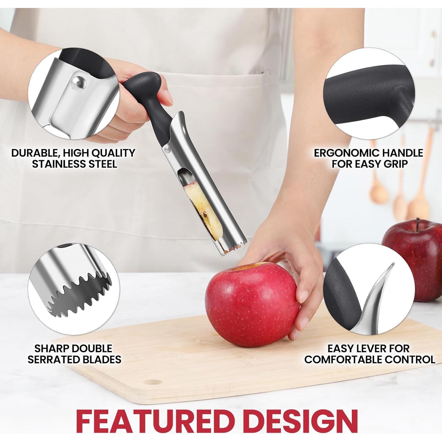 Descorazonador de Manzanas SCHVUBENR Acero Inoxidable 17.5cm