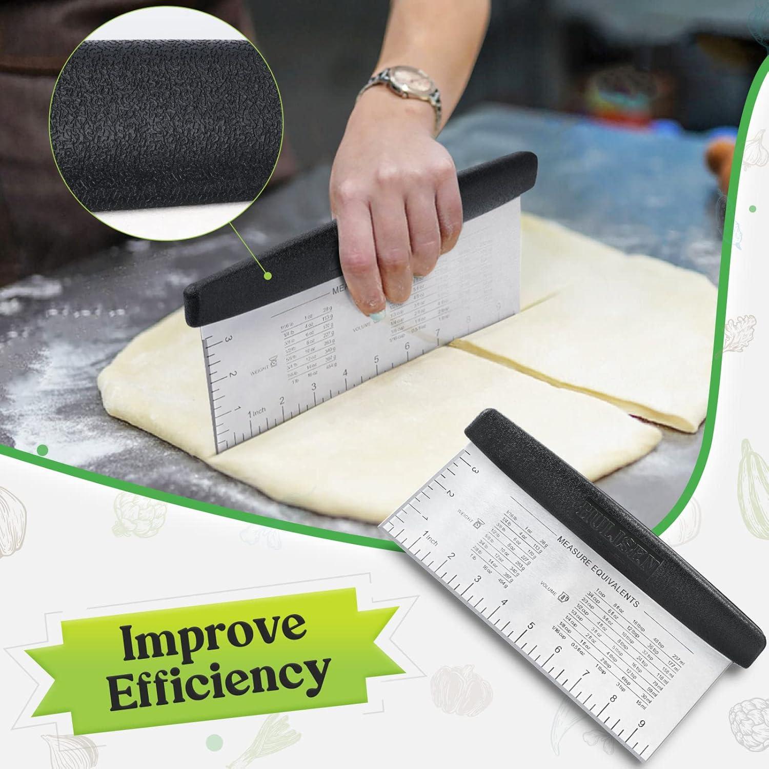 Raspador de Banco HULISEN 25.4 cm Acero Inoxidable Multifuncional