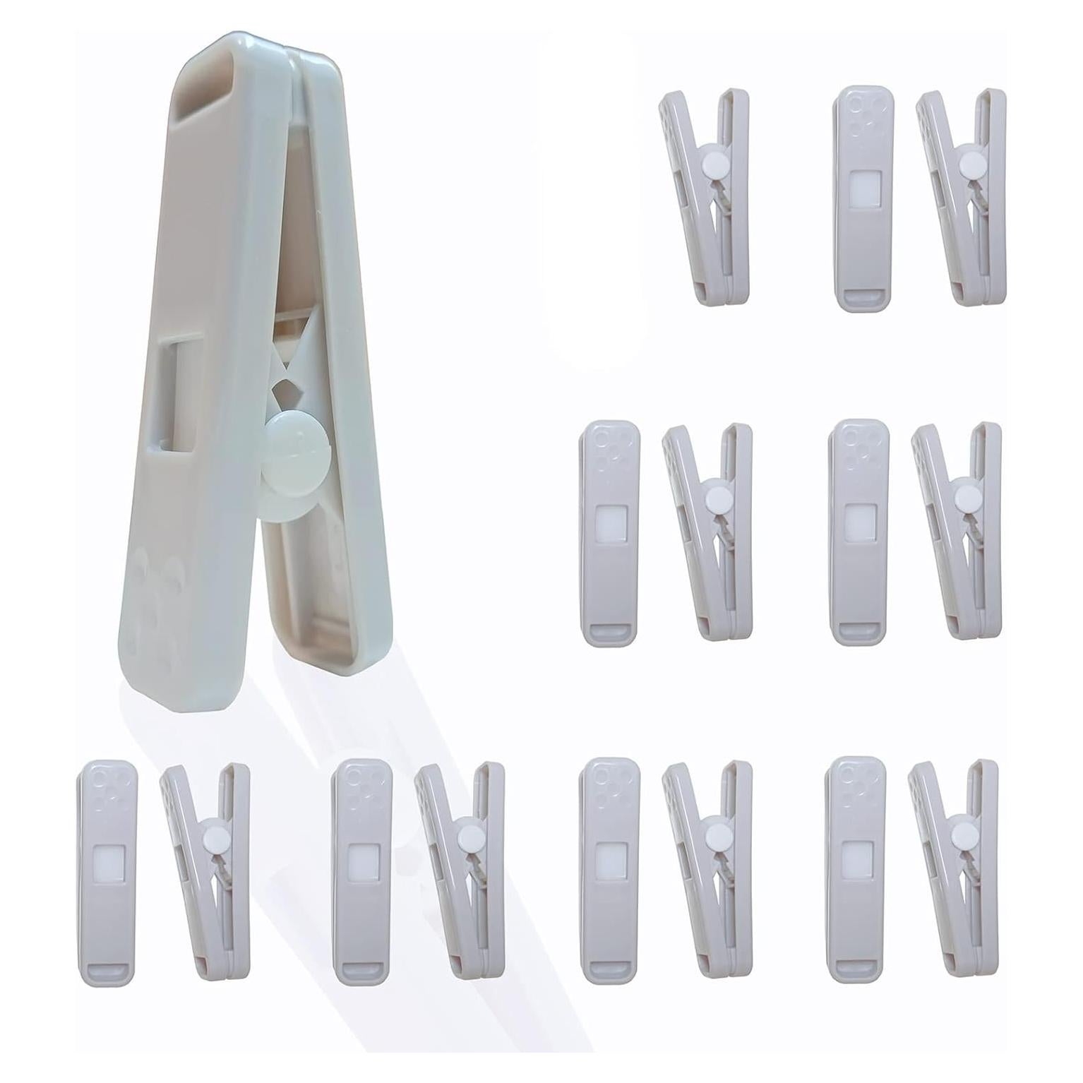 Pinzas de Ropa MEOVVZOO - Paquete de 16 Clips Antideslizantes