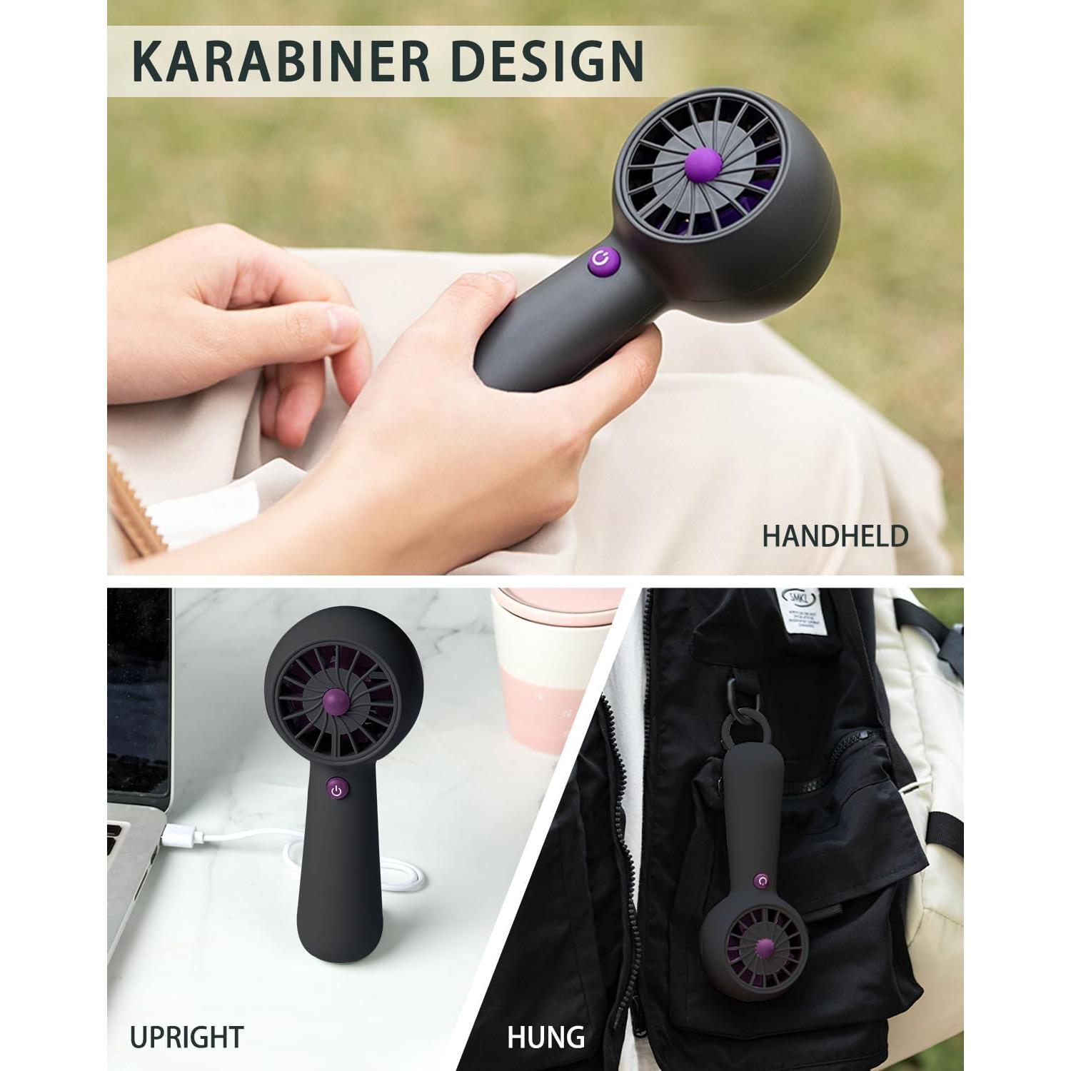 Ventilador Mini Portátil RadiHub HF 5 Velocidades USB