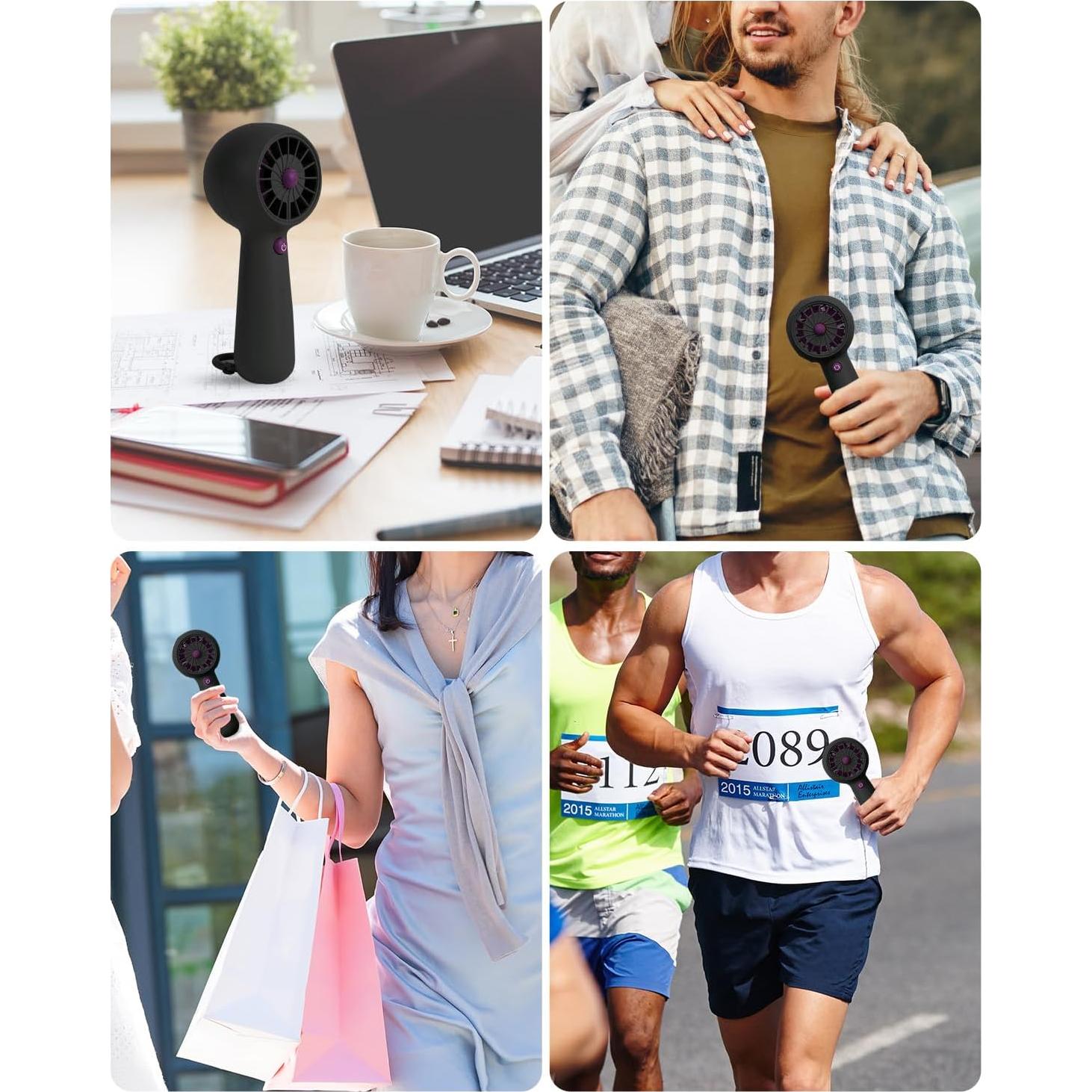 Ventilador Mini Portátil RadiHub HF 5 Velocidades USB