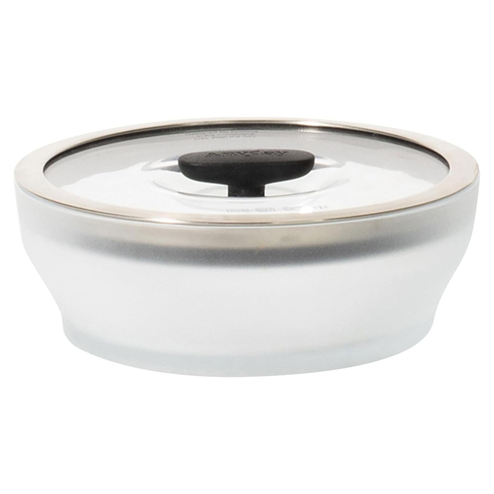 Recipiente de Cocina Anyday 4 Tazas Vidrio Hermético Microondas