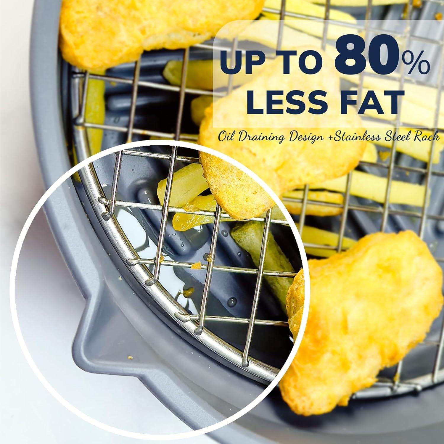 Forros de Silicona Reutilizables LUXCONE 8.5" para Freidora 5-7 QT