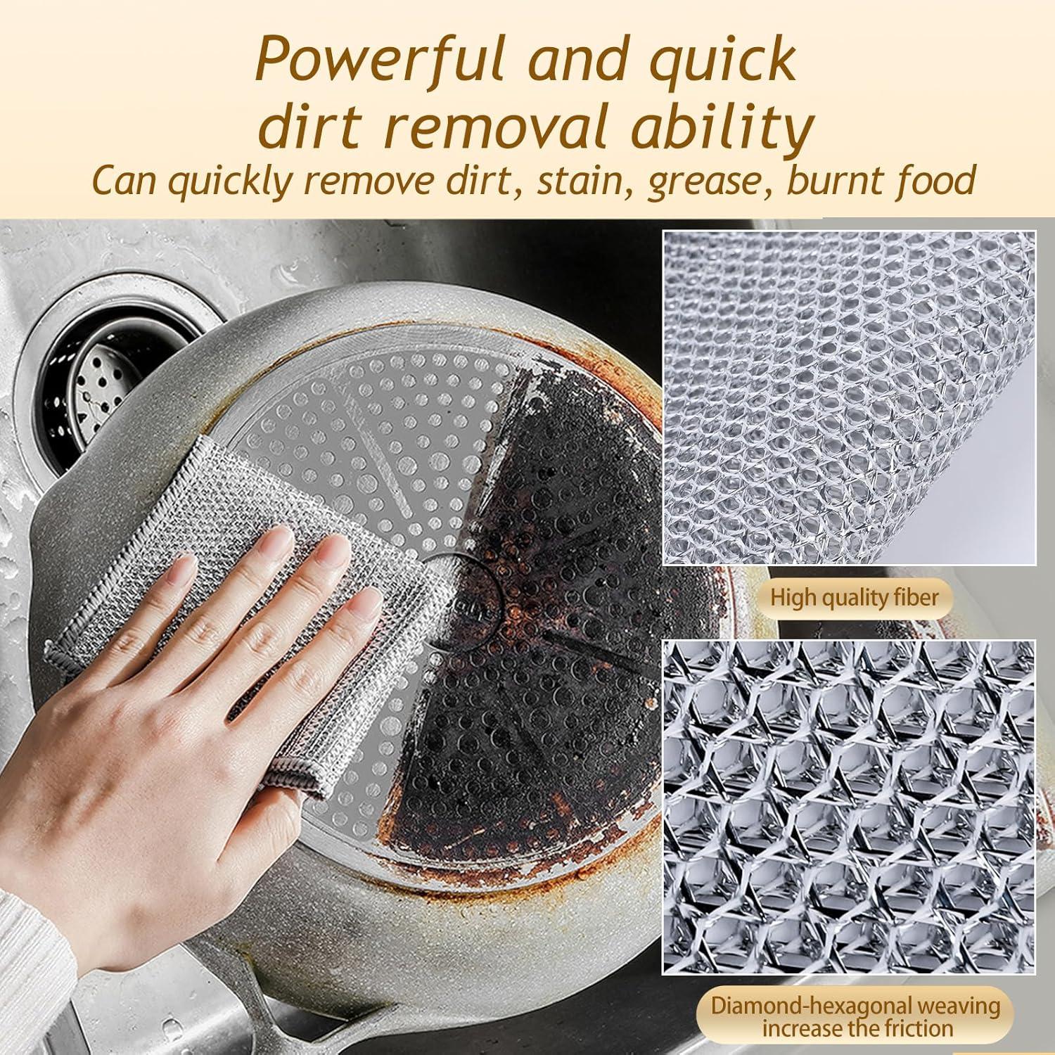 Paño de Plástico Doble Capa LivyChouance 20x20 cm 10 Unidades