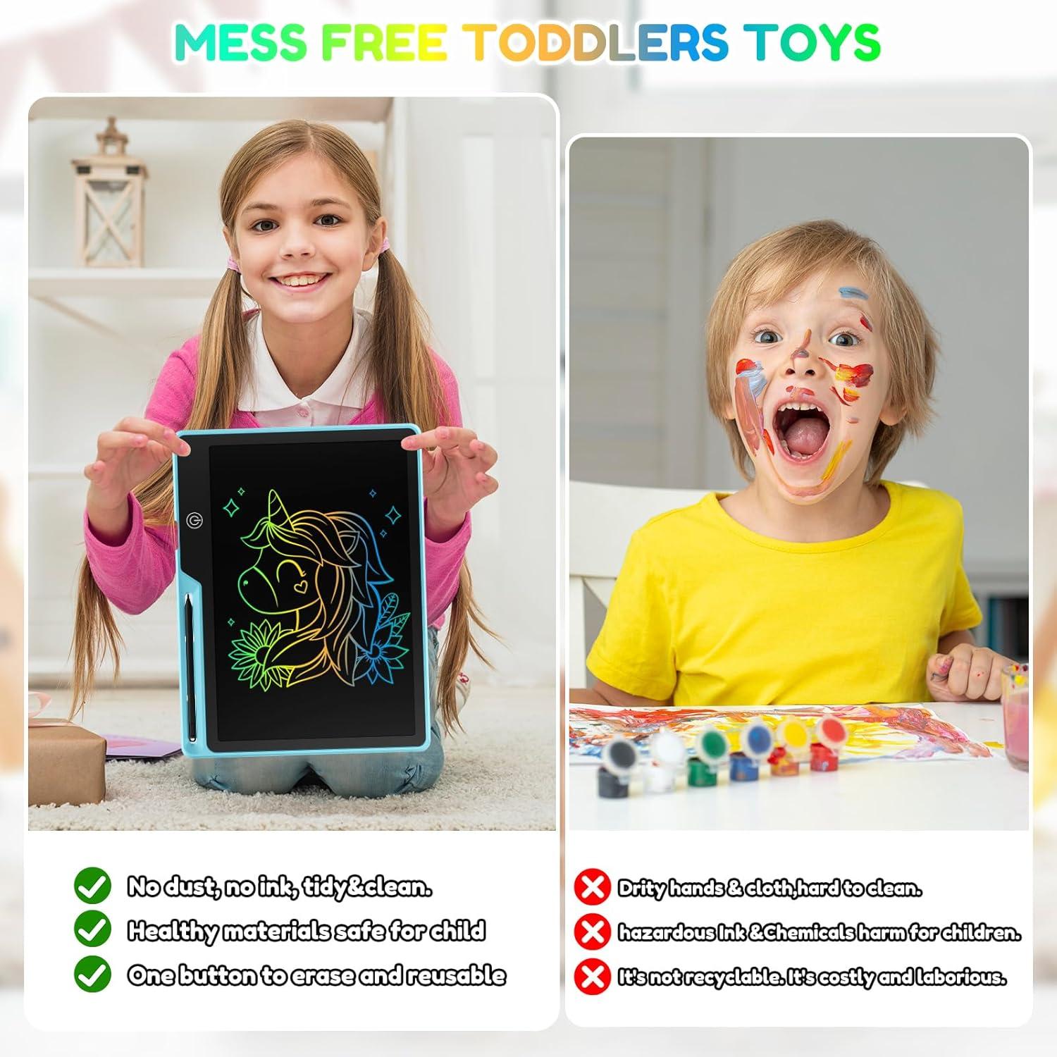 Tableta de Escritura LCD 33 cm POPERFUN para Niños Azul