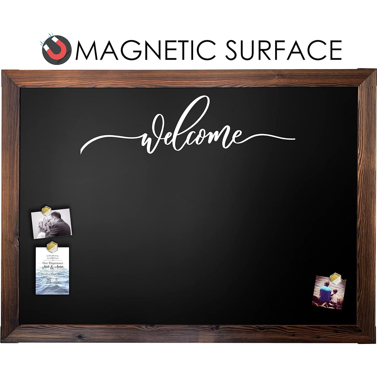 Pizarra Magnética Loddie Doddie 116x87 cm con Marco Rústico