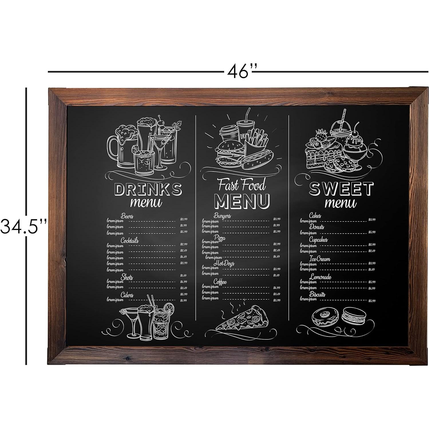 Pizarra Magnética Loddie Doddie 116x87 cm con Marco Rústico