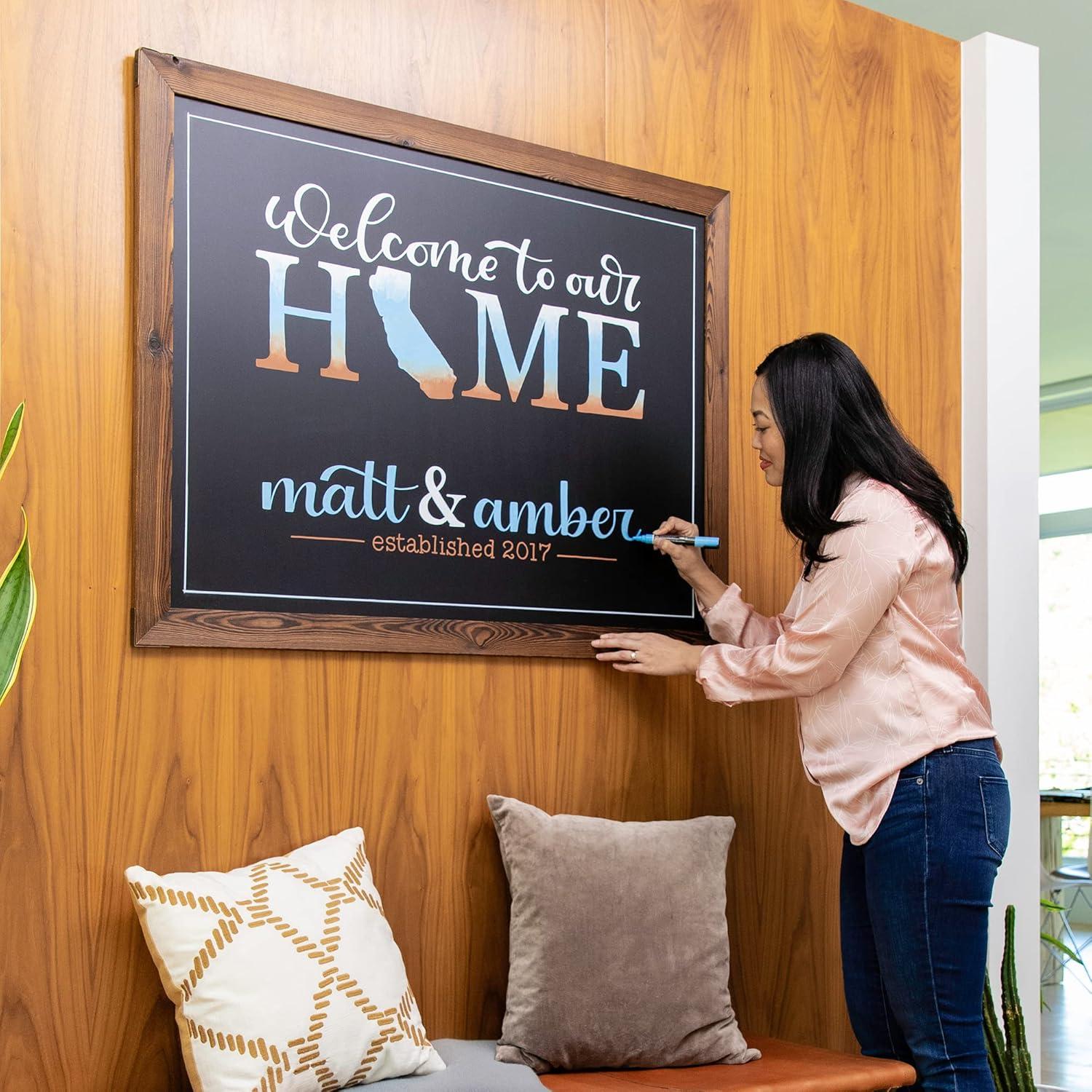 Pizarra Magnética Loddie Doddie 116x87 cm con Marco Rústico