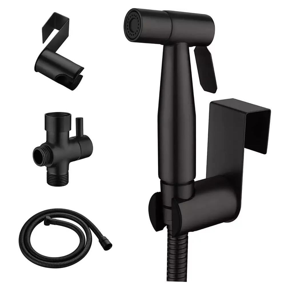 Pulverizador de Bidet de Mano Ofertas y Accesorios - Acero Inoxidable Negro Mate