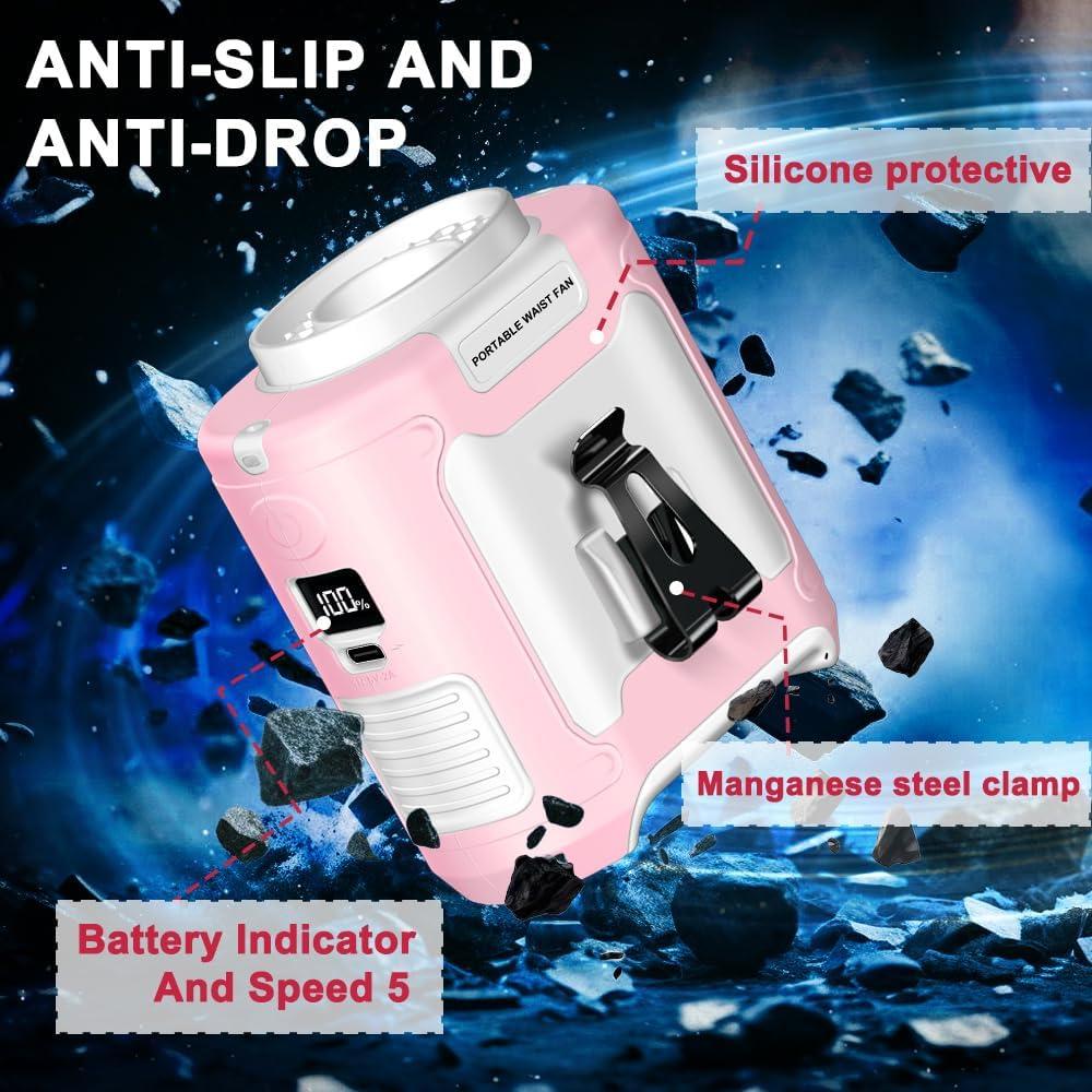 Ventilador Personal CAZOKASI K50 10000mAh 5 en 1 Portátil