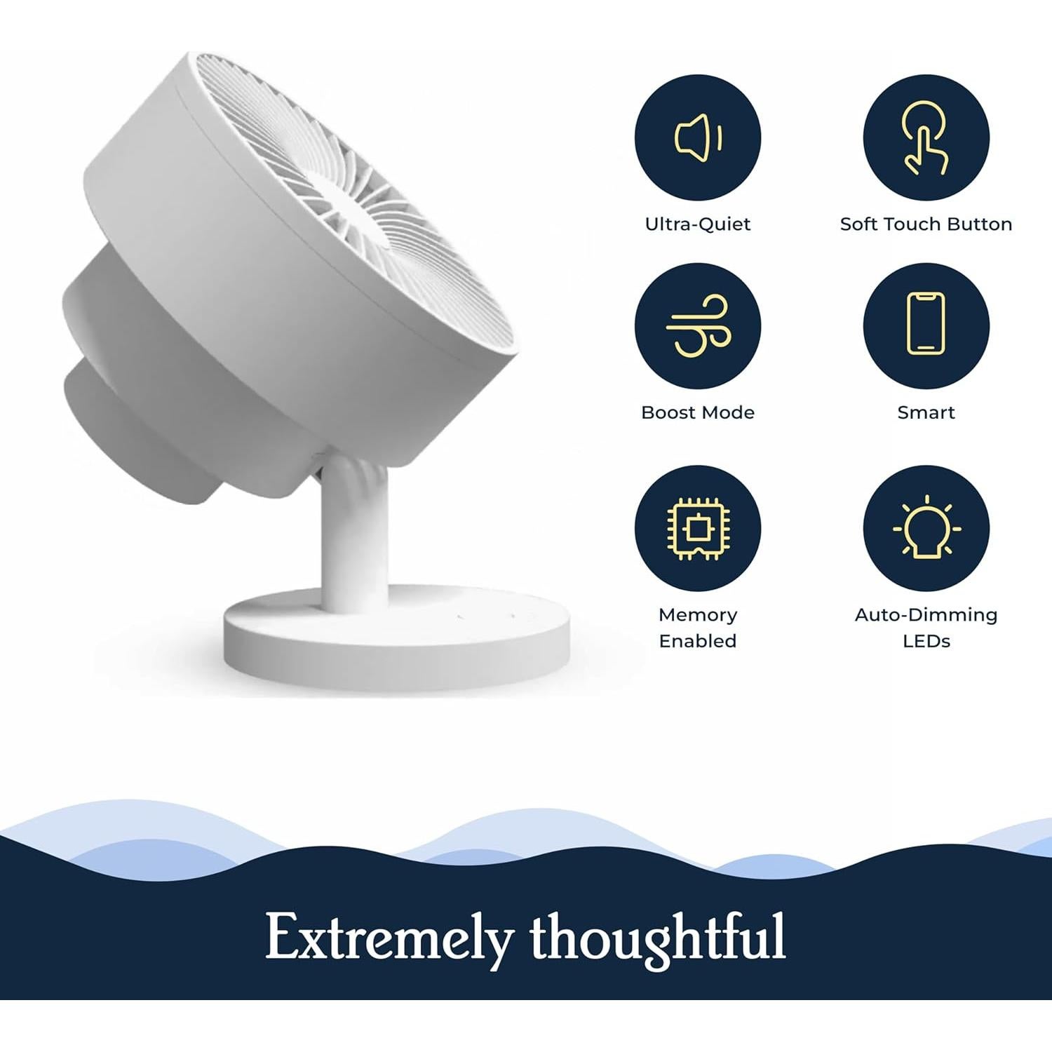 Ventilador Windmill Marino 8" Control Remoto 388 CFM Silencioso