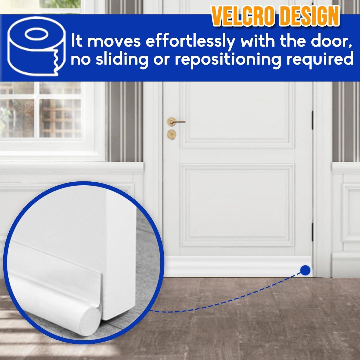 Tapón para Corrientes de Aire MAXTID 91 cm Blanco Aislante