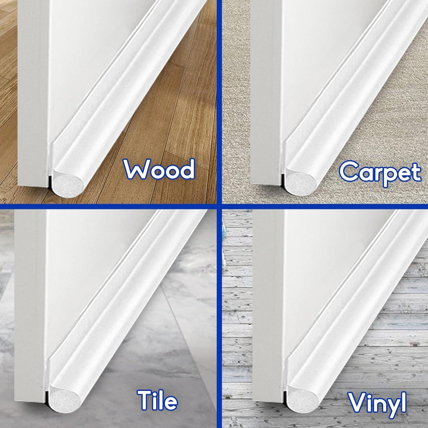 Tapón para Corrientes de Aire MAXTID 91 cm Blanco Aislante