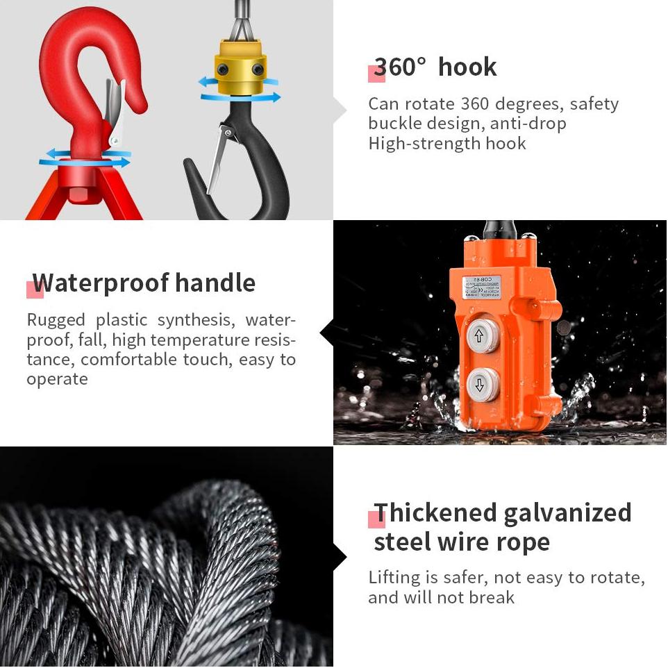 Cabrestante Eléctrico Anbull 1100LBS 1500W Control Remoto