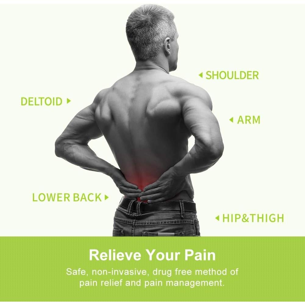 AUVON Estimulador Muscular TENS Doble Canal 20 Modos