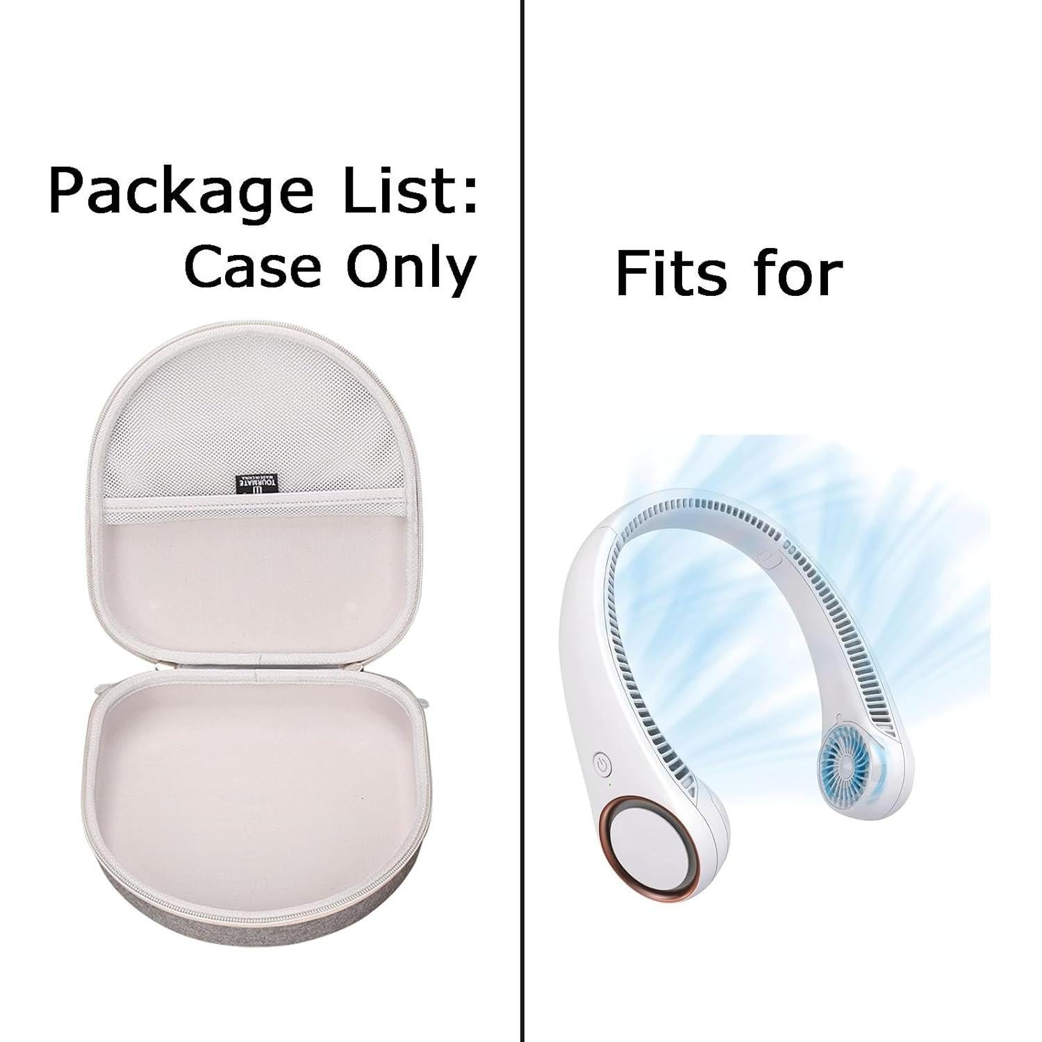 Funda Dura para Ventilador de Cuello CIVPOWER - Viaje