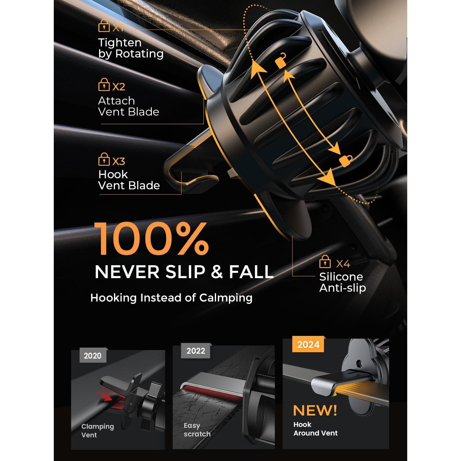 Soporte para Teléfono en Auto AINOPE AV640 Negro - Gravedad