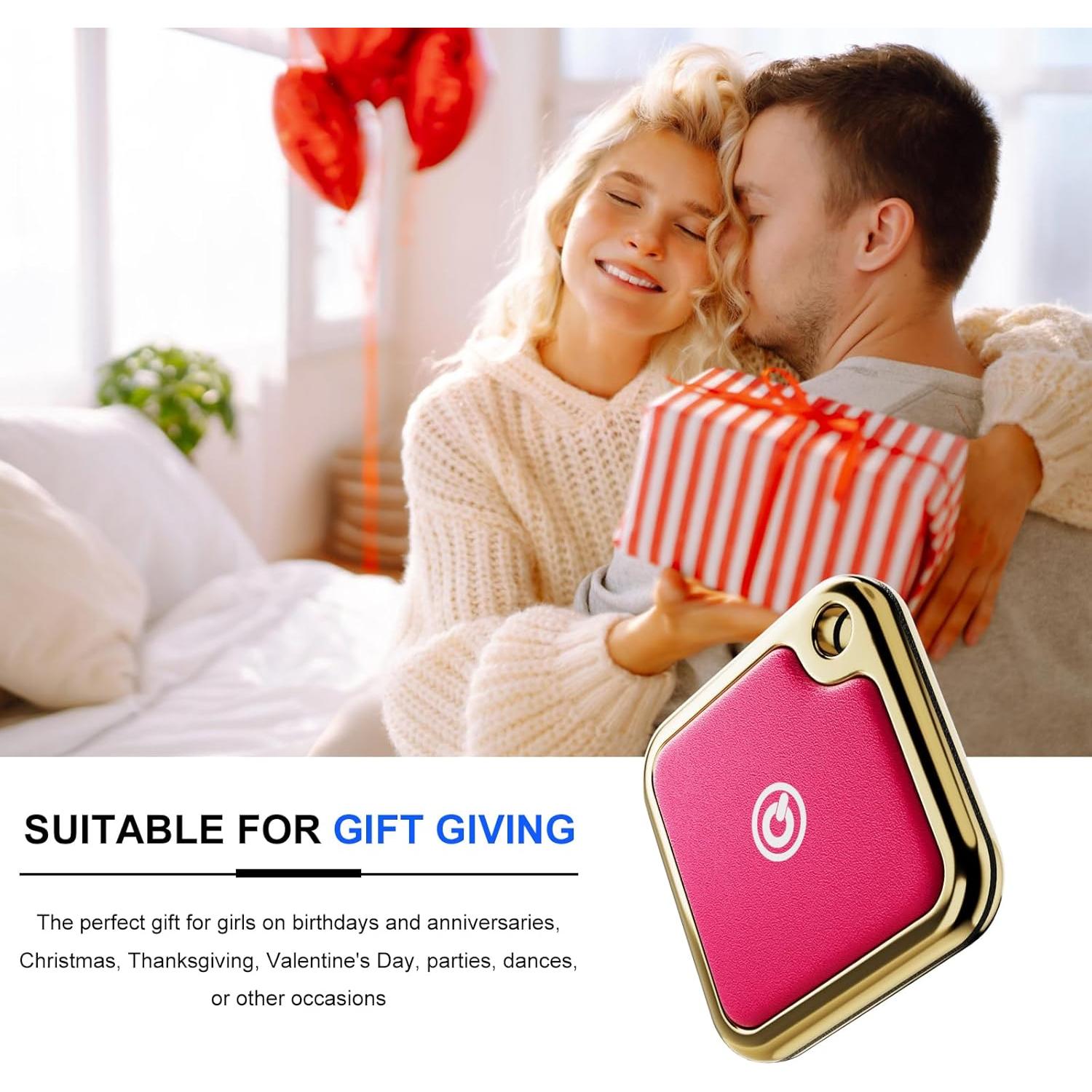 Rastreador GPS SMARTLB para Mascotas y Objetos - Rojo Rosa