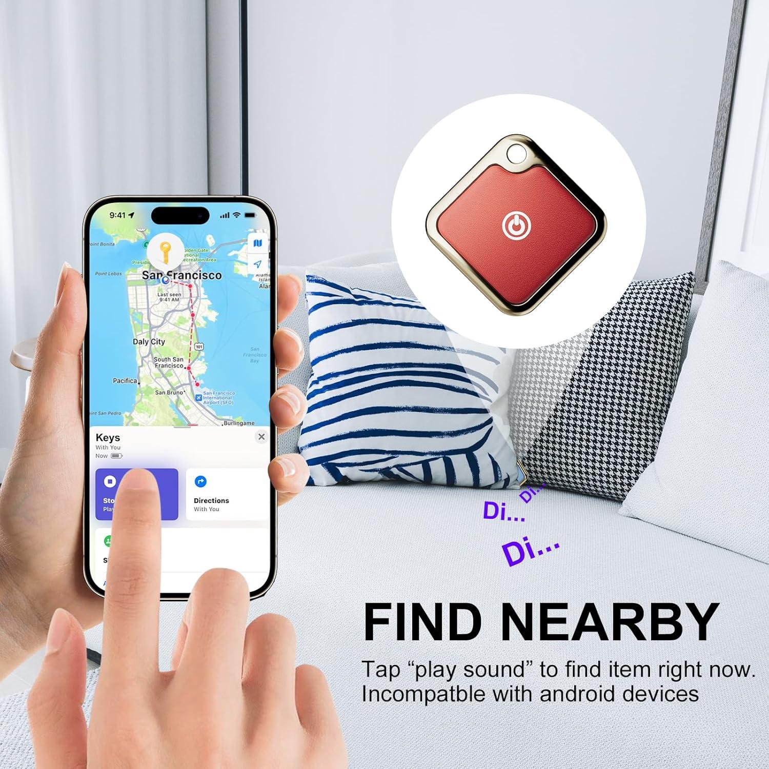 Localizador Bluetooth SMARTLB Rojo para iOS - Encuentra tus objetos