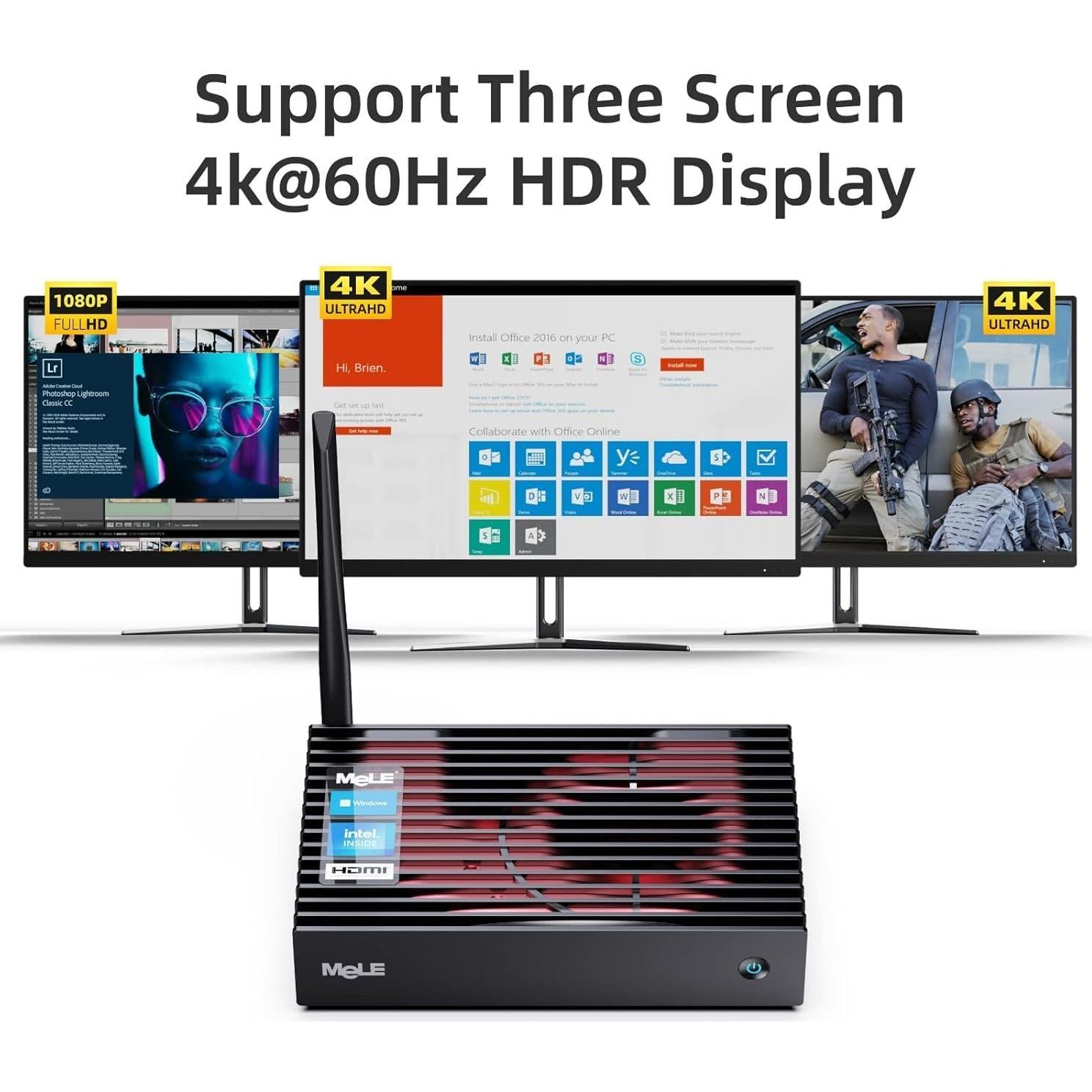 Mini PC MeLE PCG35HD N5105 8GB 128GB Soporta Triple Monitor 4K