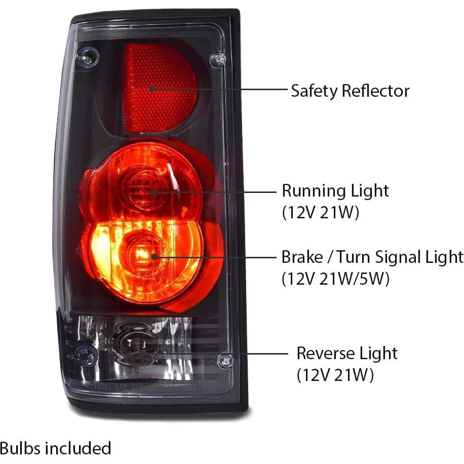 CROSSDESIGN Luz de Freno Trasera Toyota Hilux 1989-1995
