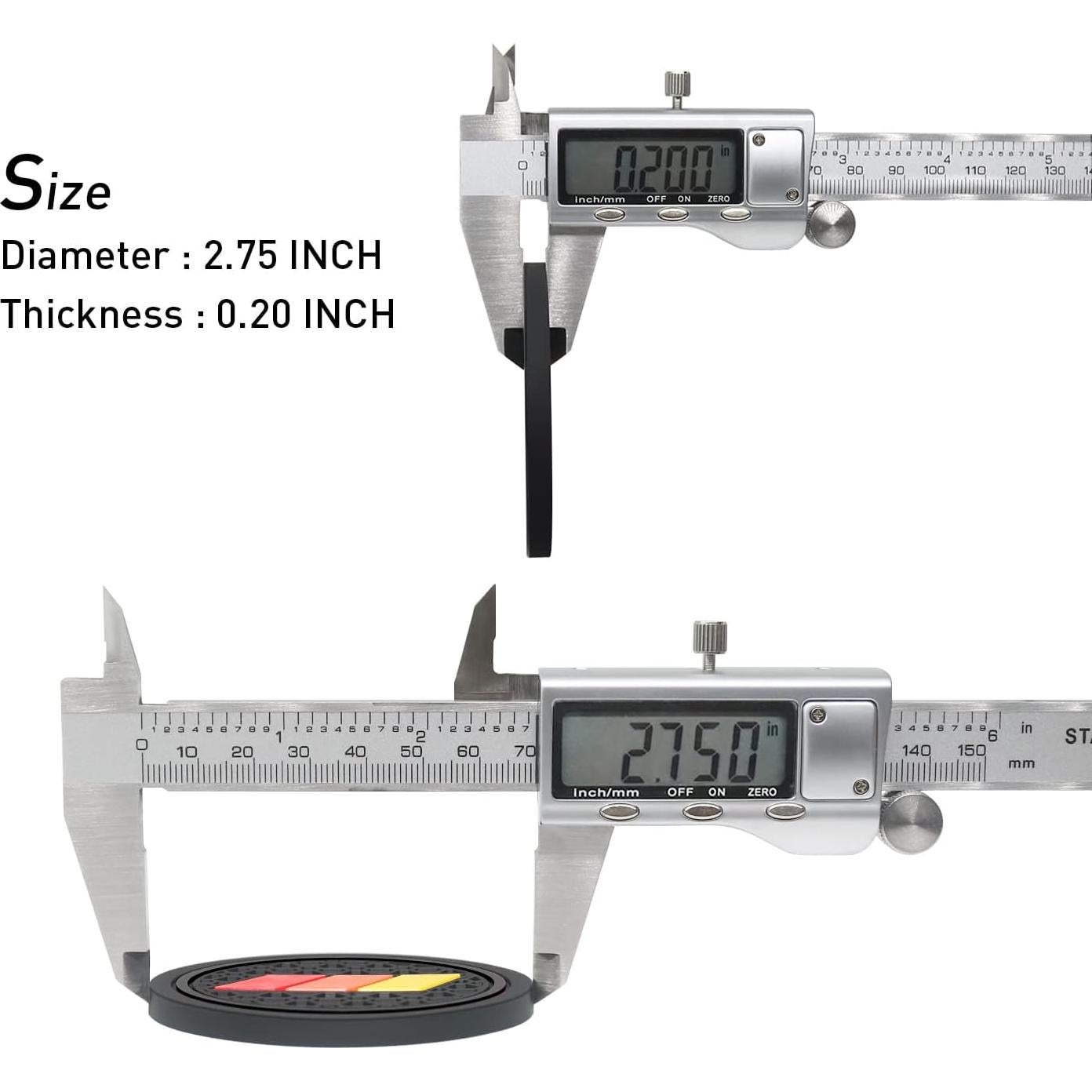 Portavasos Tricolor MOCHENT para Toyota Tacoma 7 cm