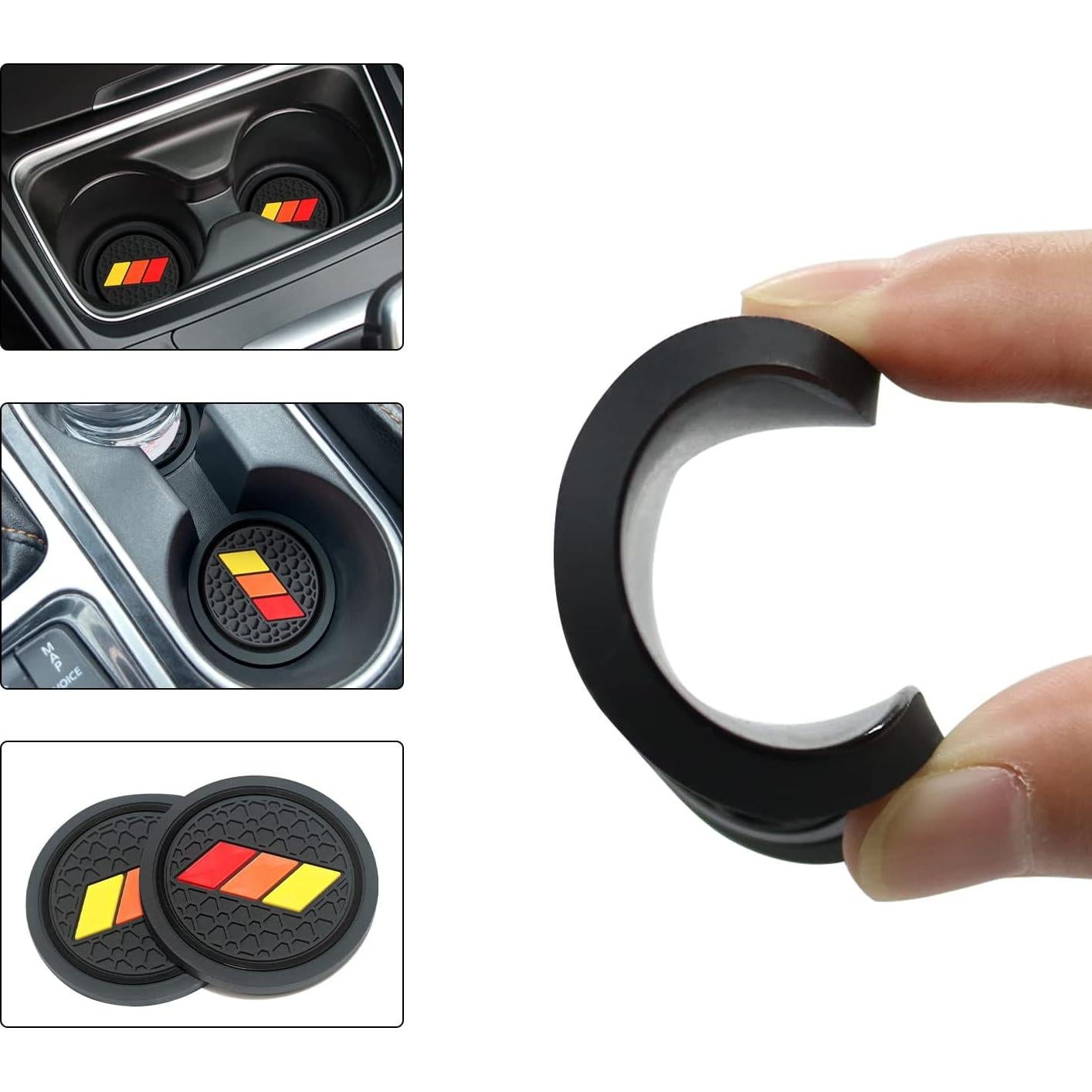 Portavasos Tricolor MOCHENT para Toyota Tacoma 7 cm