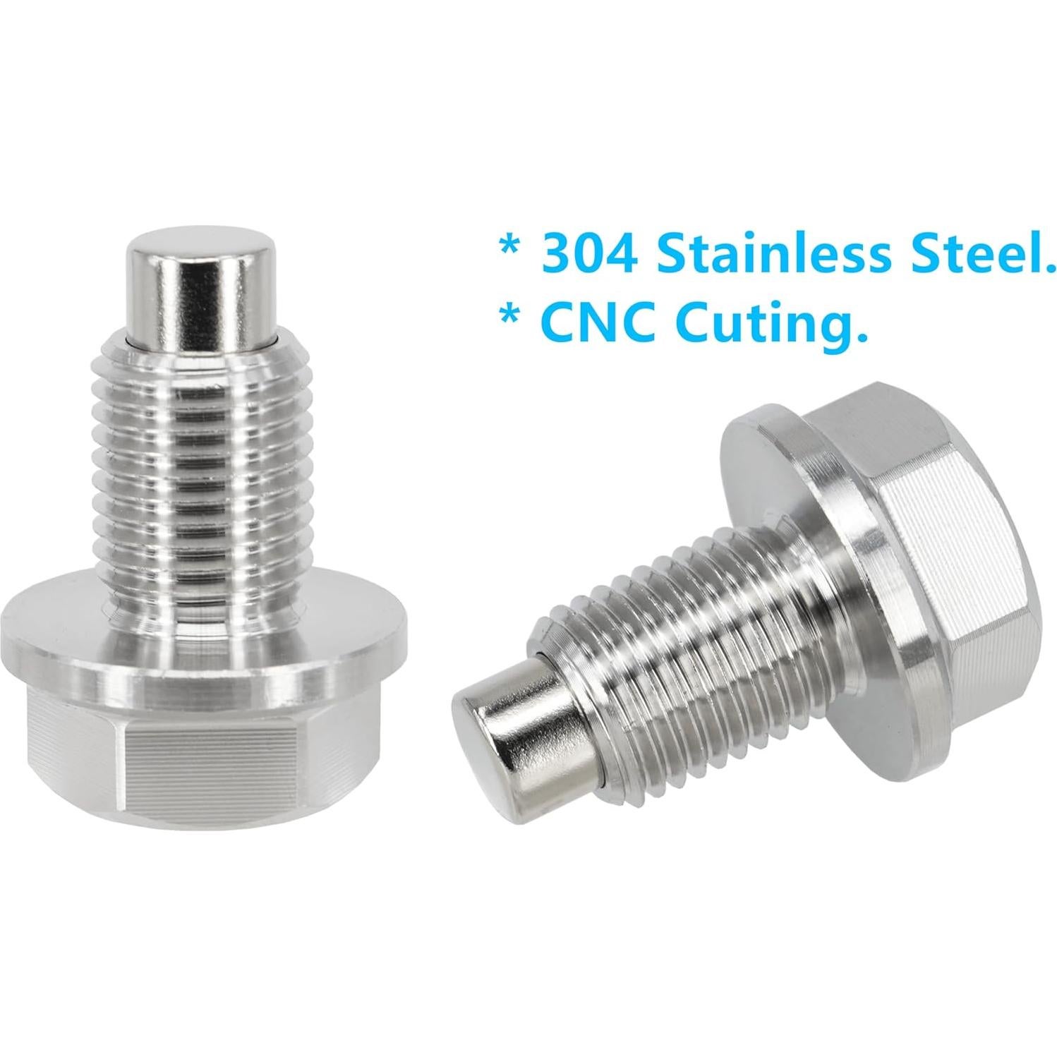 Tapón de Drenaje Magnético Dsnaduo M12x1.25 Acero Inoxidable