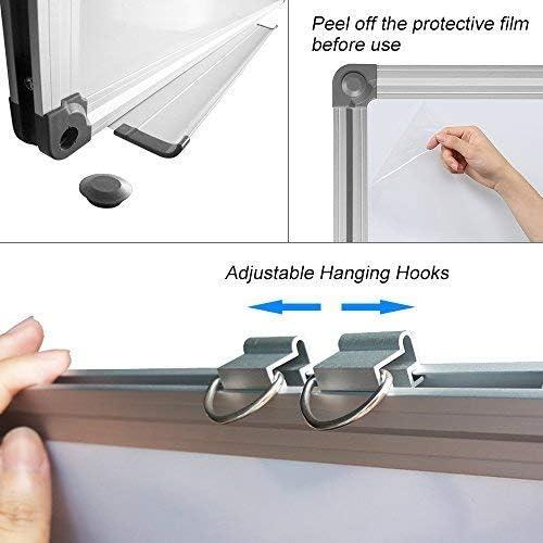 Pizarra Magnética Borrado Seco XIWODE 81x111 cm Aluminio