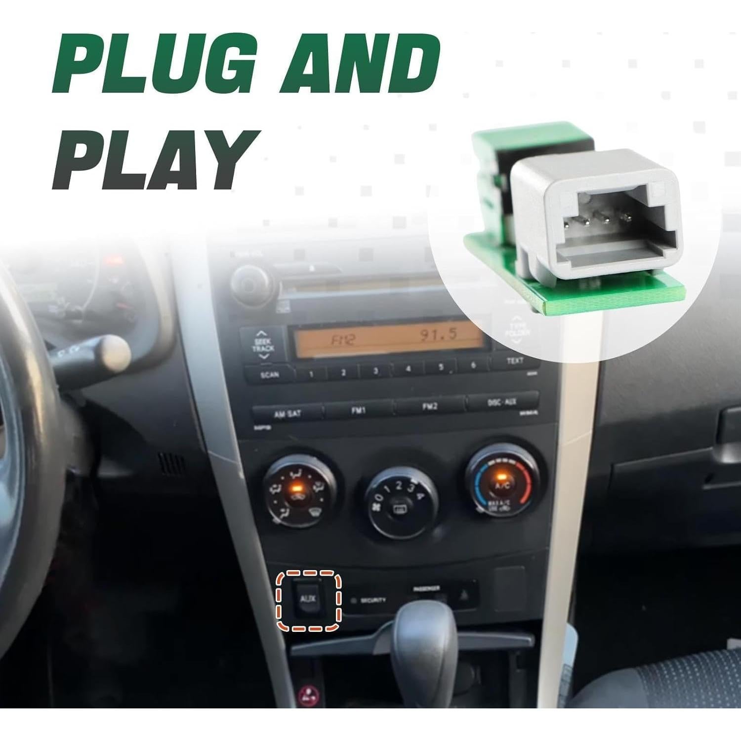 Kit de Reparación Puerto AUX FUSCH para Toyota 2005-2011