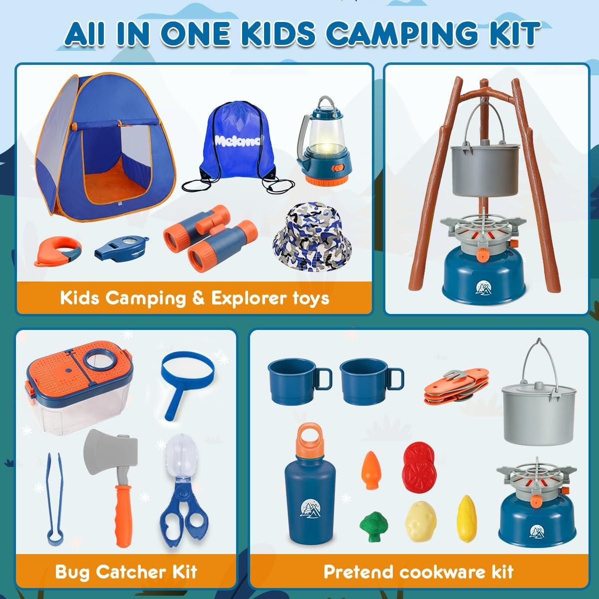 Conjunto de Camping Meland para Niños - Tienda y Accesorios