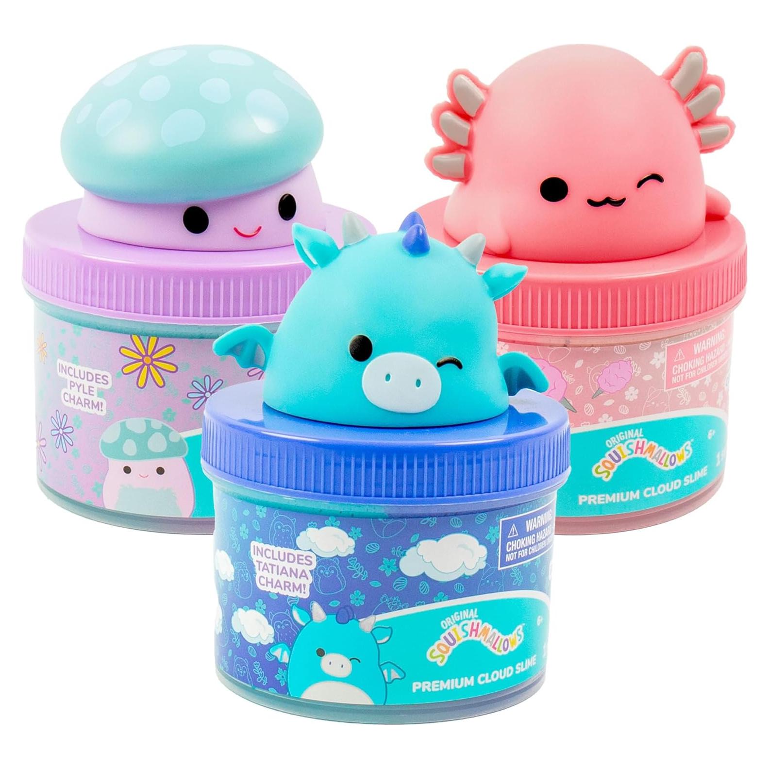 Slime Aromatizado Squishmallows 3-Pack 8 oz para Niños