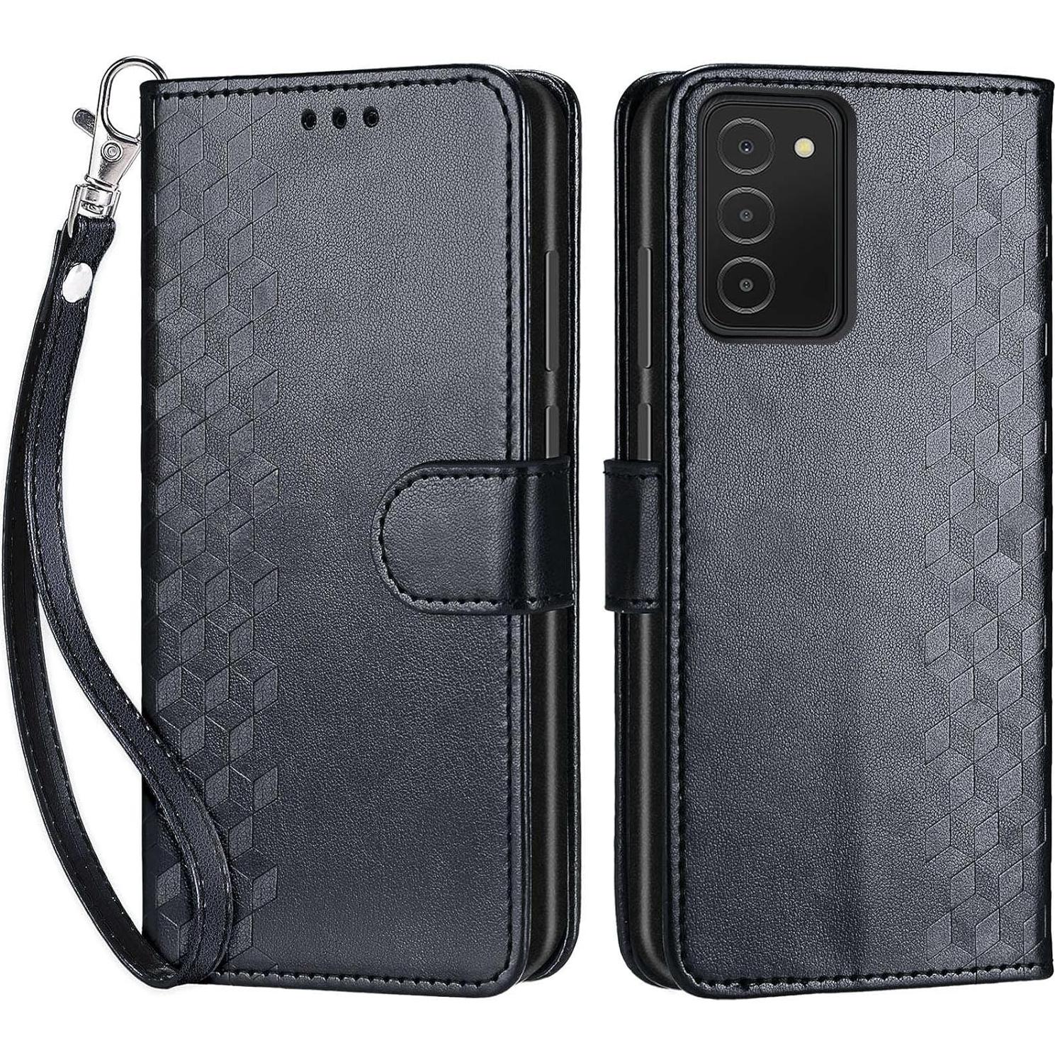 Funda Cartera KENHONER para Samsung Galaxy A03s - Cuero PU, Soporte y Tarjetas