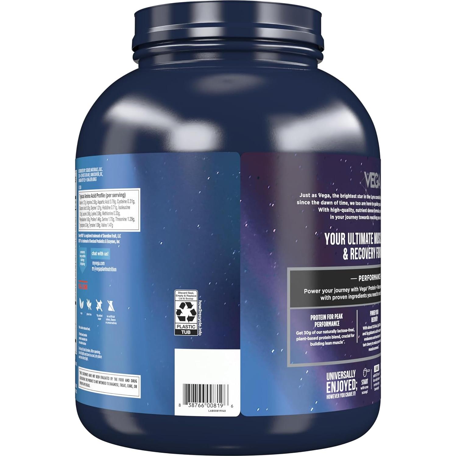 Proteína Vegana Vega Sport Mantequilla de Maní 1.9kg