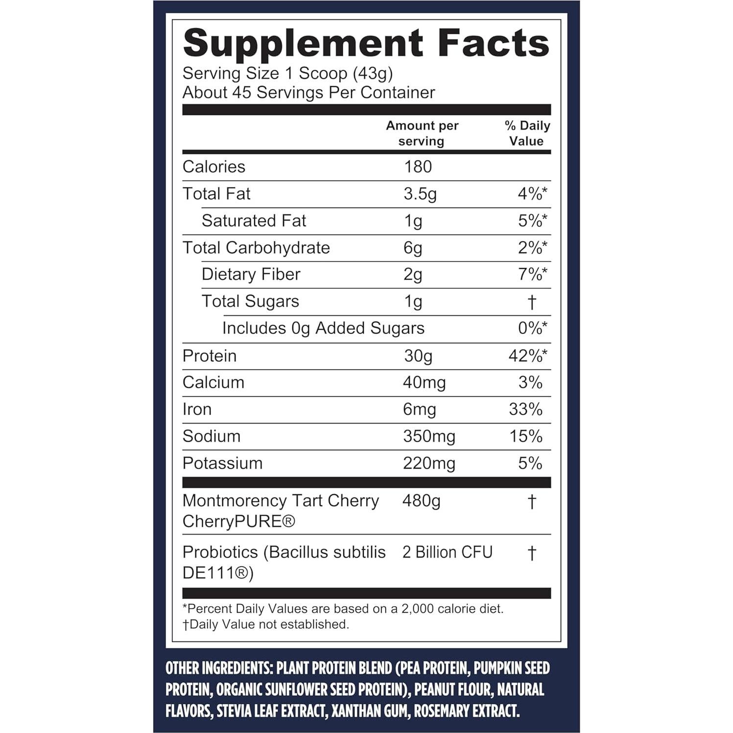 Proteína Vegana Vega Sport Mantequilla de Maní 1.9kg