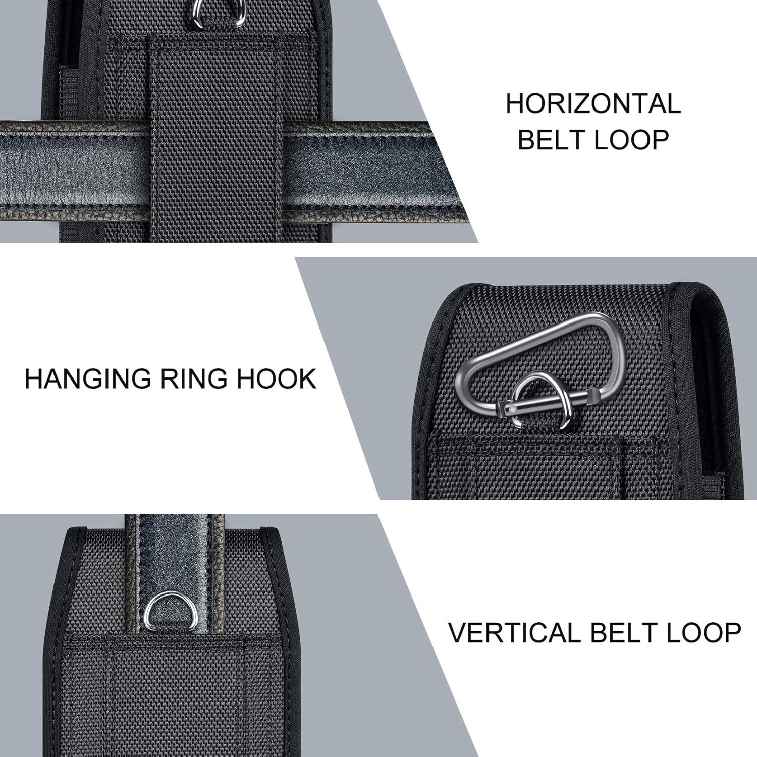 Funda para Teléfono ykooe Nylon Compatible iPhone y Samsung L