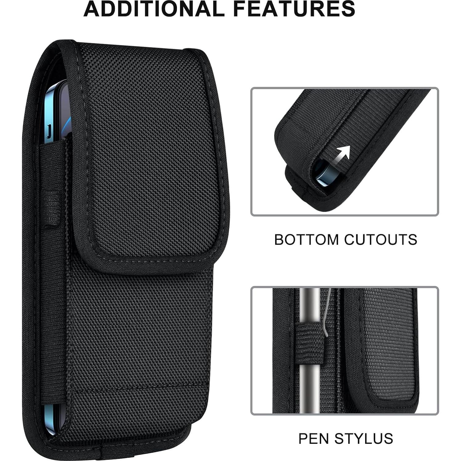 Funda para Teléfono ykooe Nylon Compatible iPhone y Samsung L