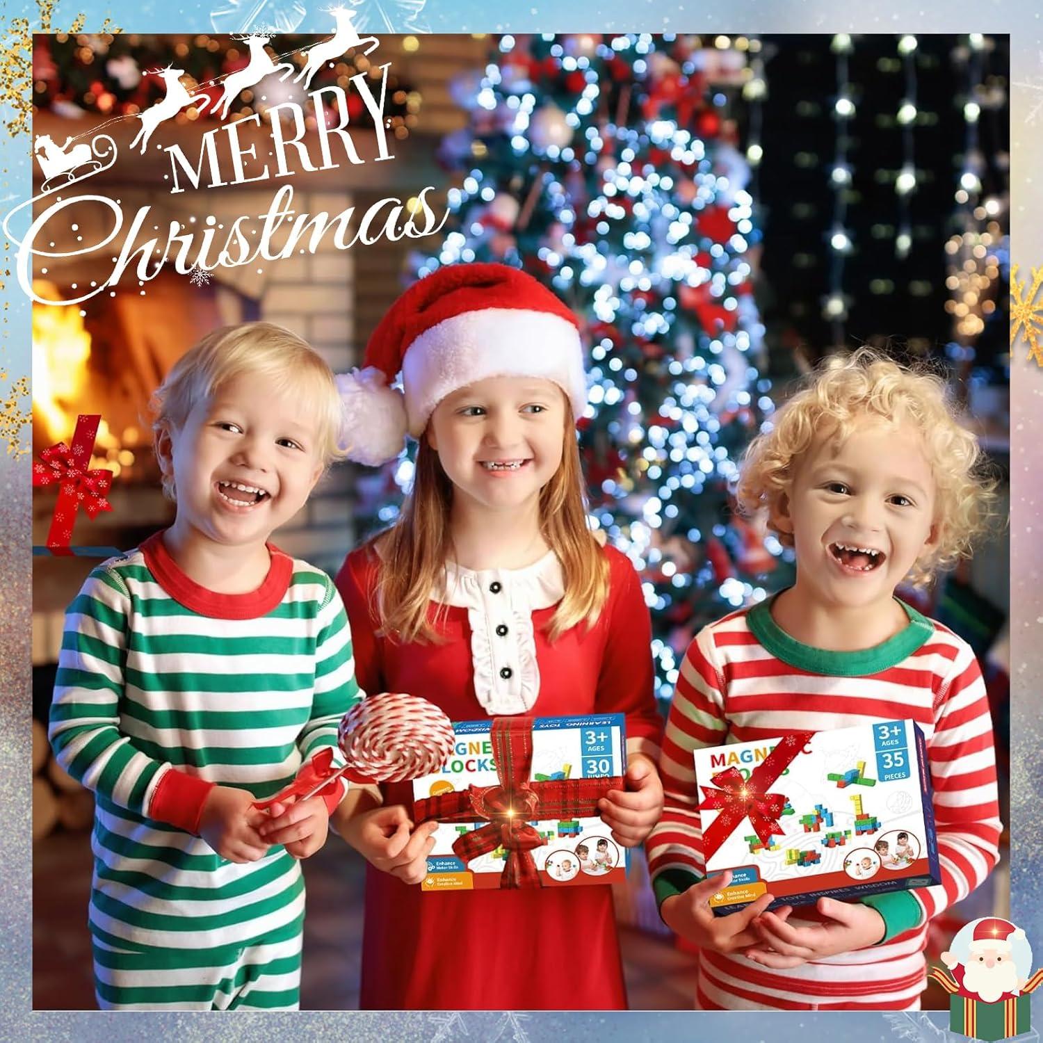 Bloques Magnéticos Hiwawind 40 Piezas 2.54 cm para Niños 3+