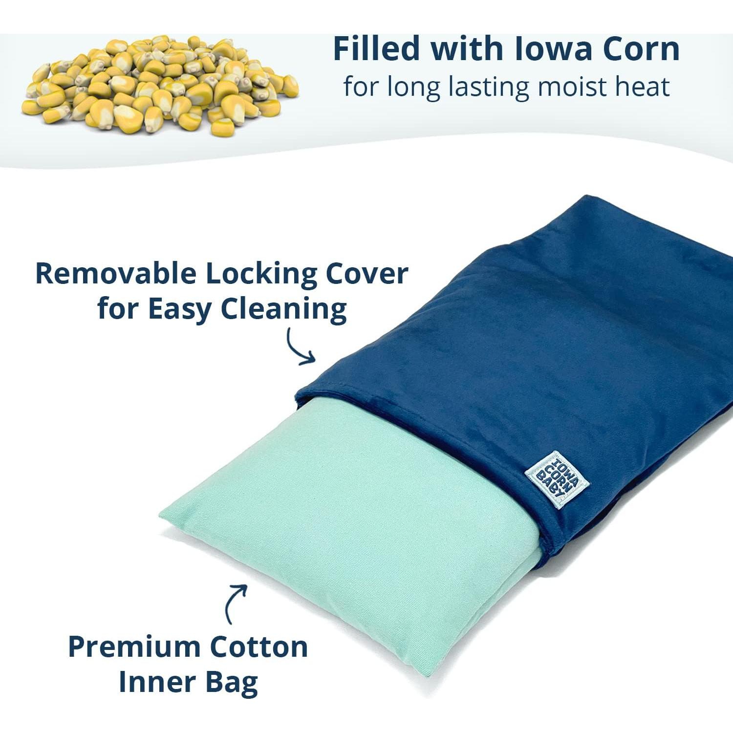 Almohadilla Térmica de Microondas Iowa Corn Baby 25.4x17.8cm