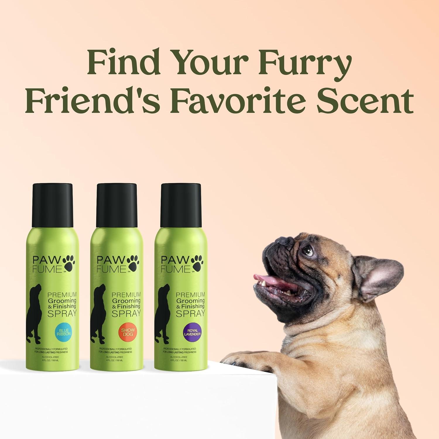 Spray Acicalamiento Pawfume 118ml - Perro de Exhibición Hipoalergénico
