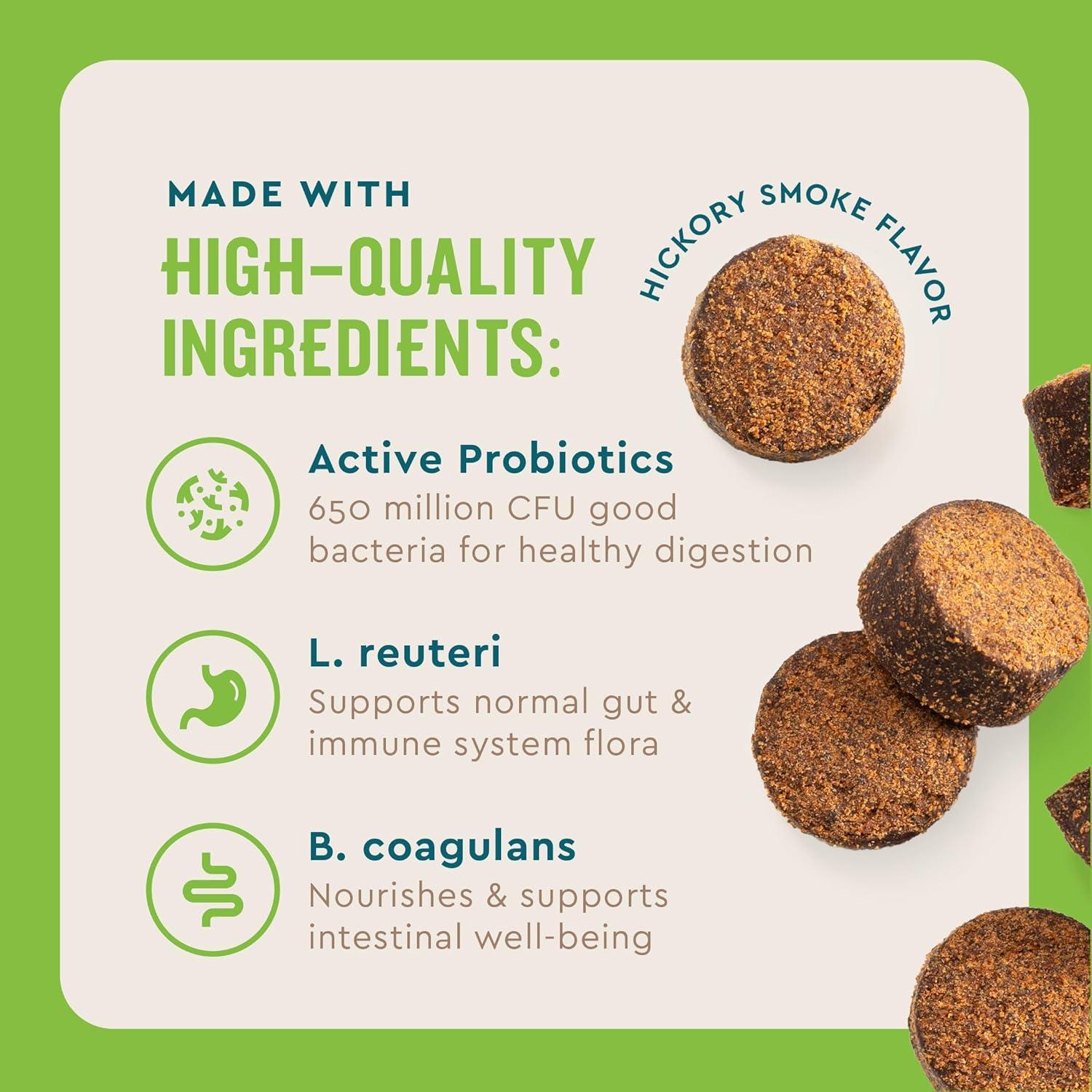 Suplemento Probiotico VetIQ para Perros 60 Masticables Digestivos