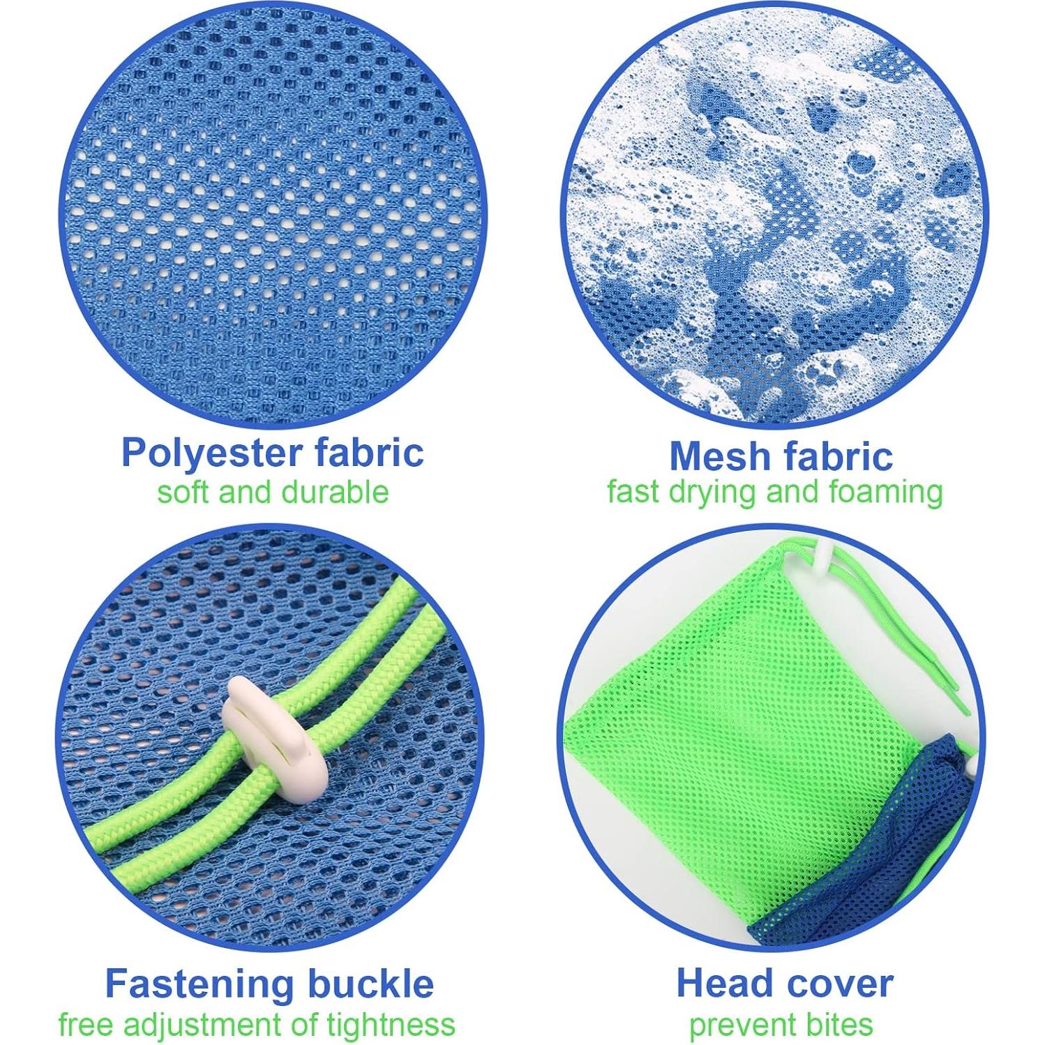 Bolsa de Ducha para Gatos Catcan - Malla Suave Ajustable 70 cm