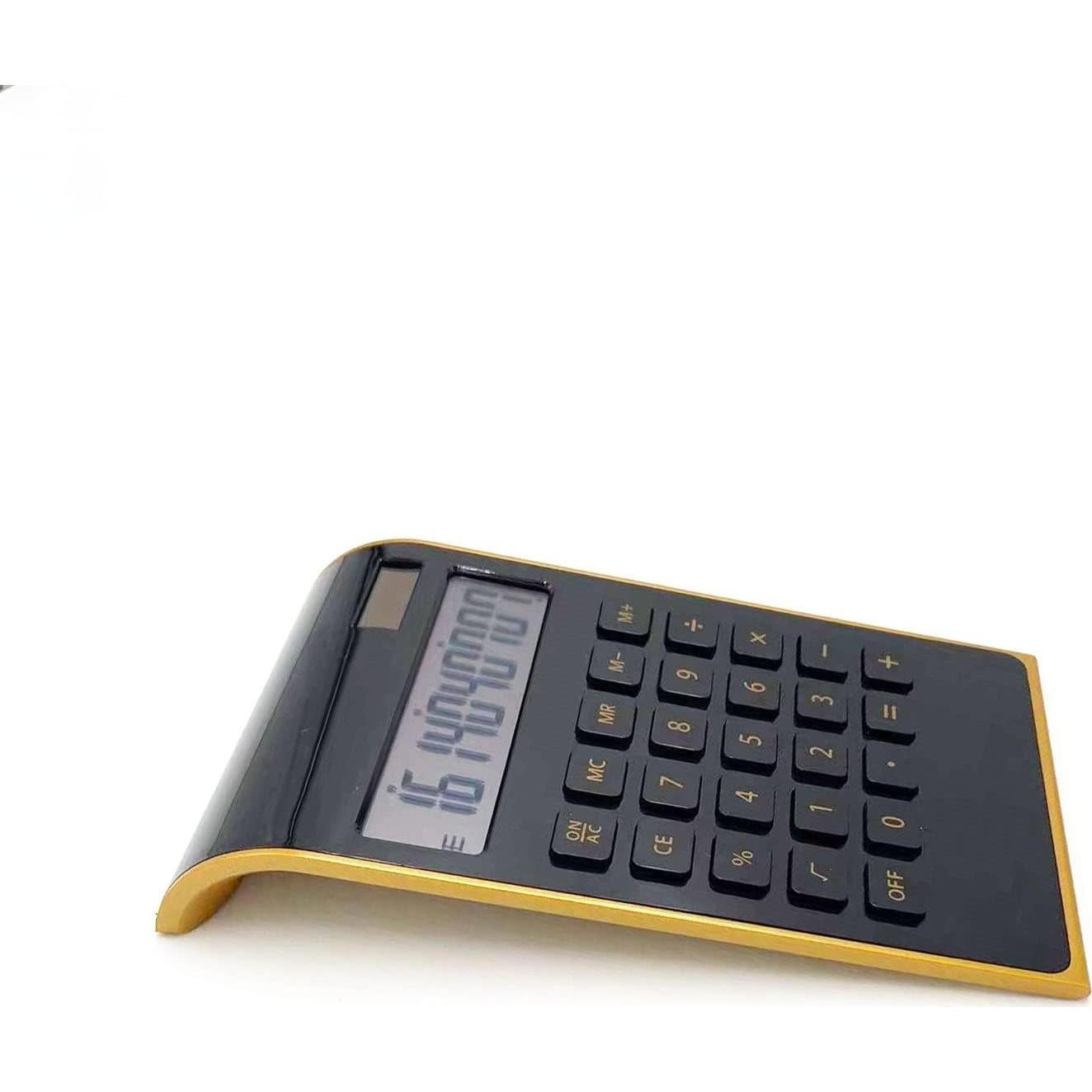 Calculadora de escritorio solar Benkaim 10 dígitos negra