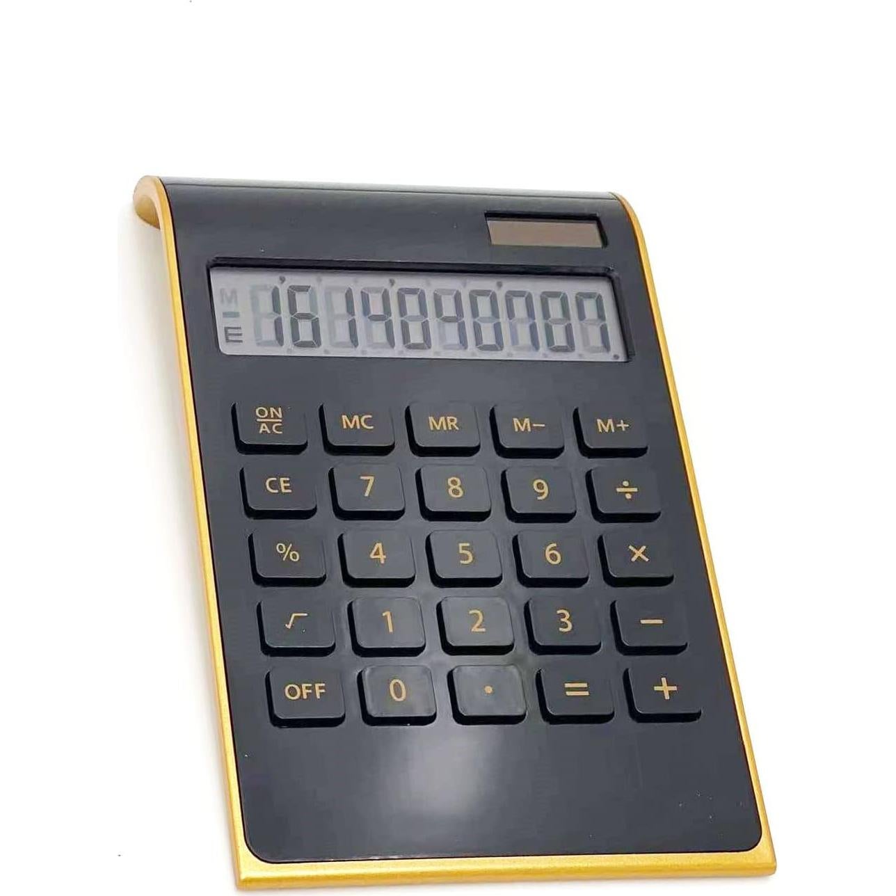 Calculadora de escritorio solar Benkaim 10 dígitos negra