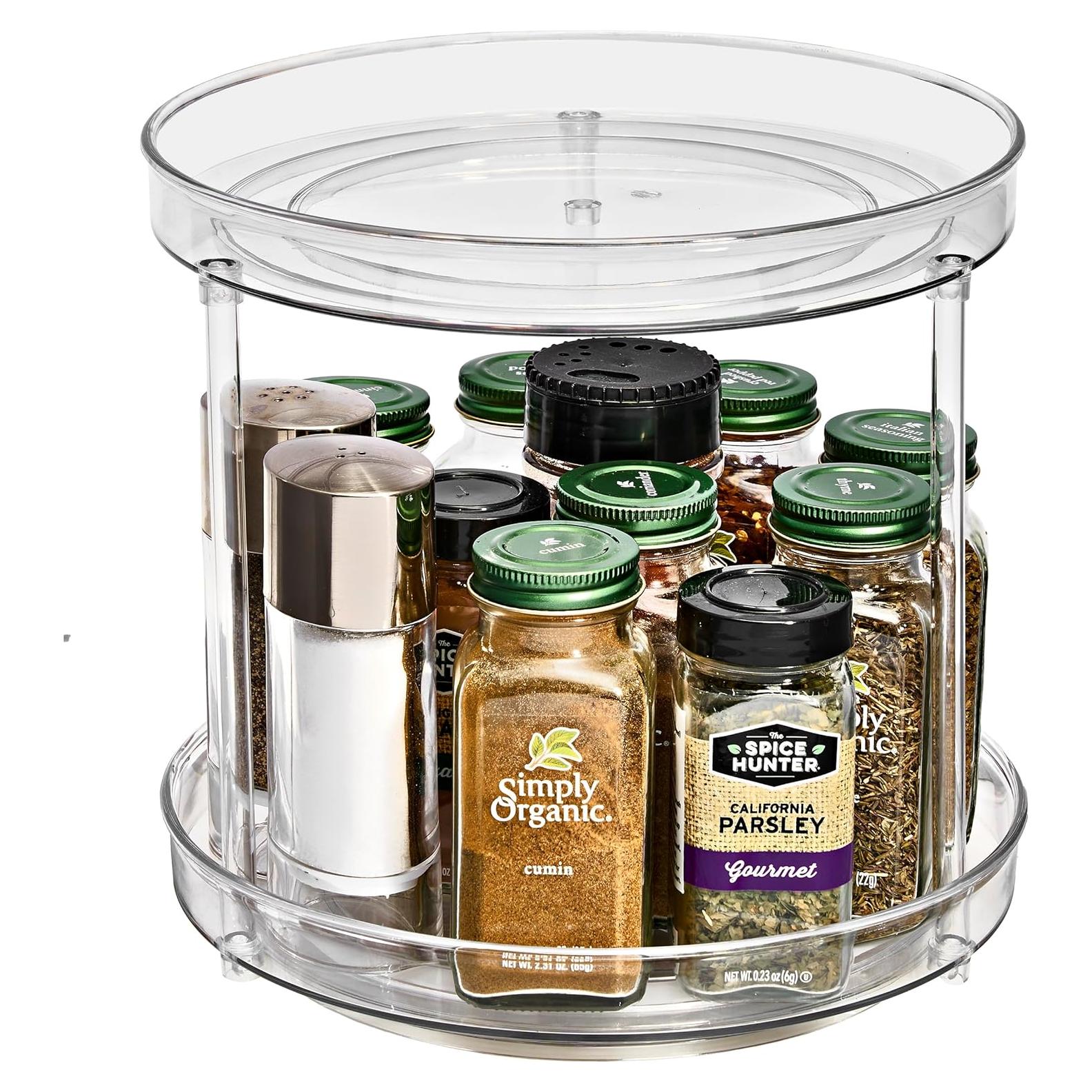 Organizador Giratorio Claro Sorbus 2 Niveles 23.5 cm